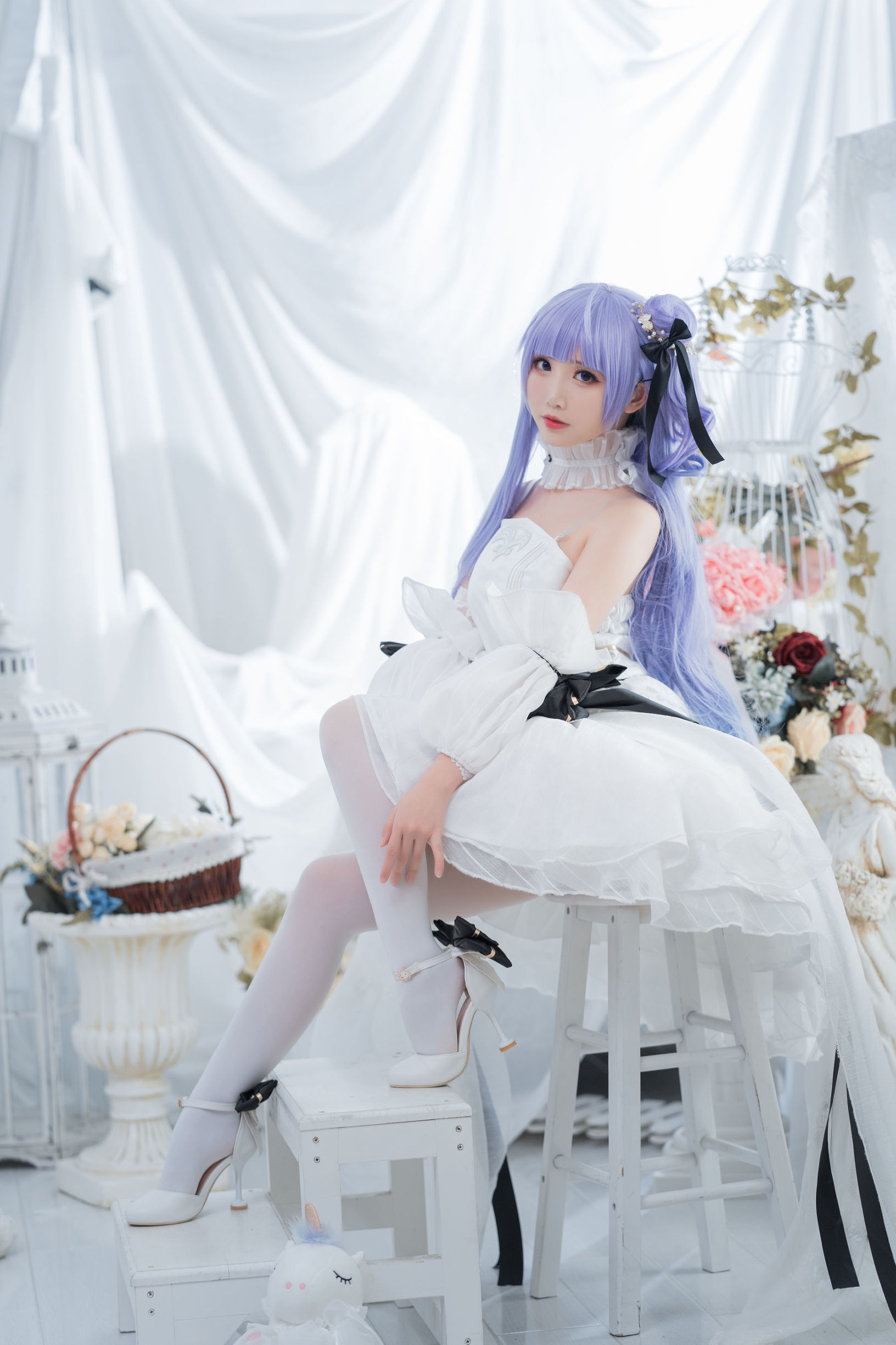 Cosplay寫真] 可愛人氣 Coser面餅仙兒 - 獨角獸婚紗