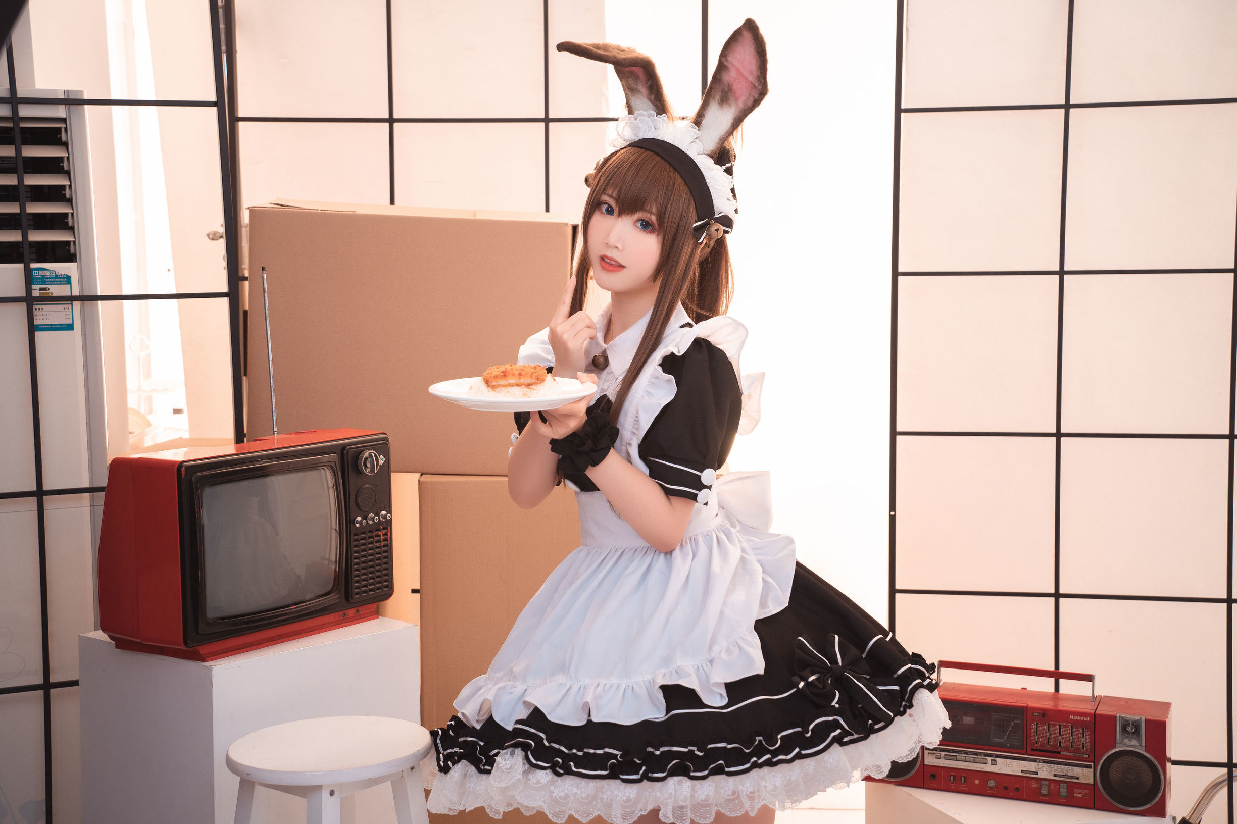 Cosplay寫真] 可愛人氣 Coser 面餅仙兒 - 阿米驢女僕