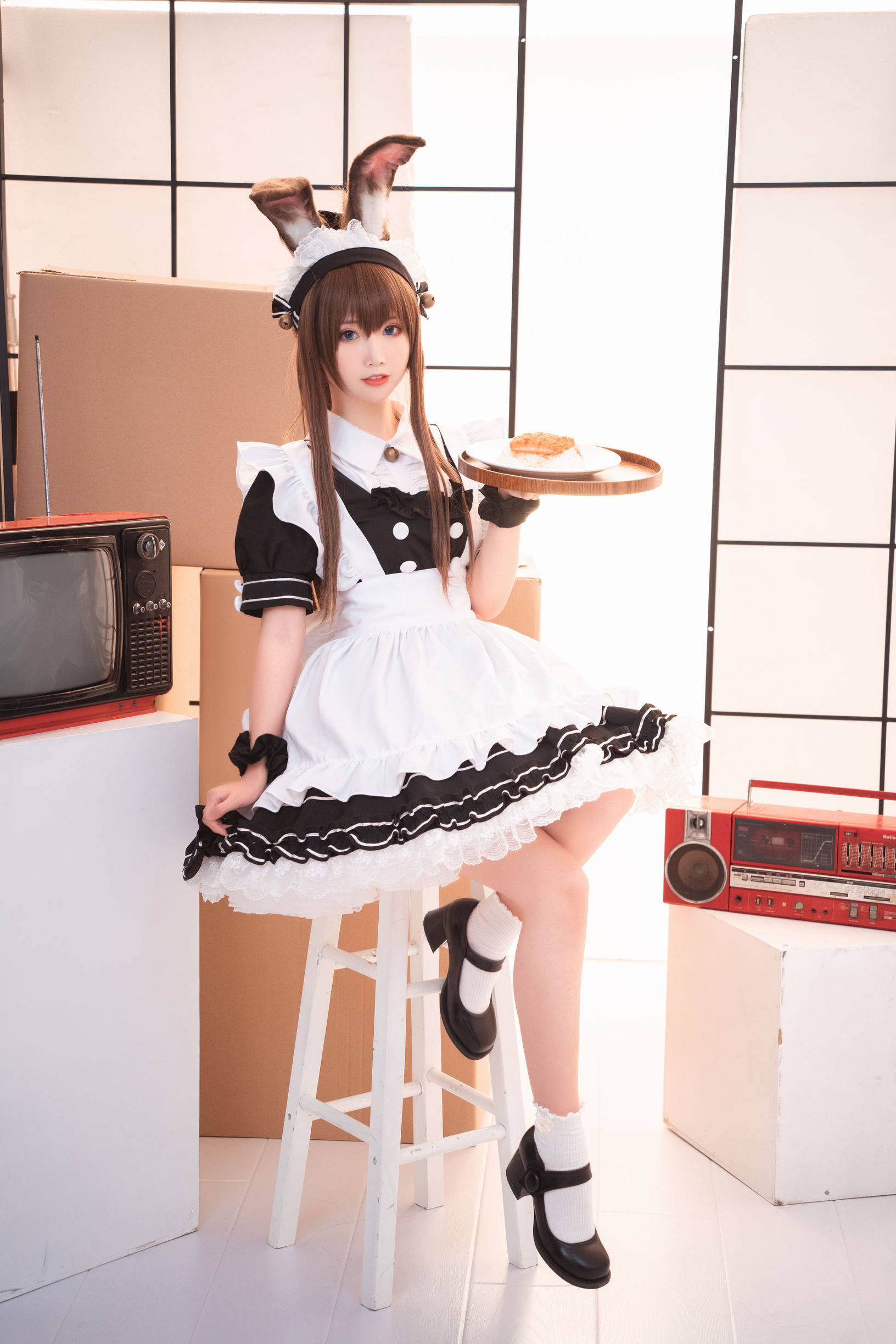 Cosplay寫真] 可愛人氣 Coser 面餅仙兒 - 阿米驢女僕