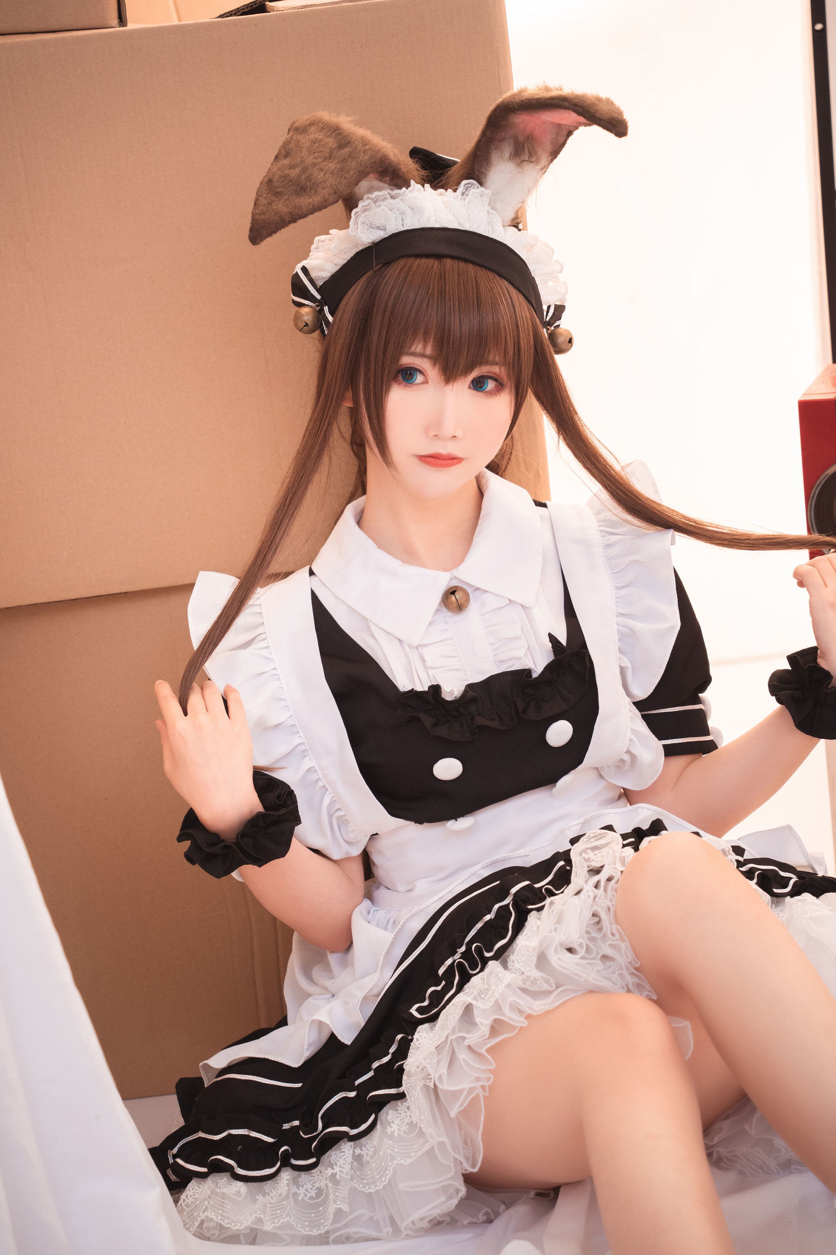 Cosplay寫真] 可愛人氣 Coser 面餅仙兒 - 阿米驢女僕