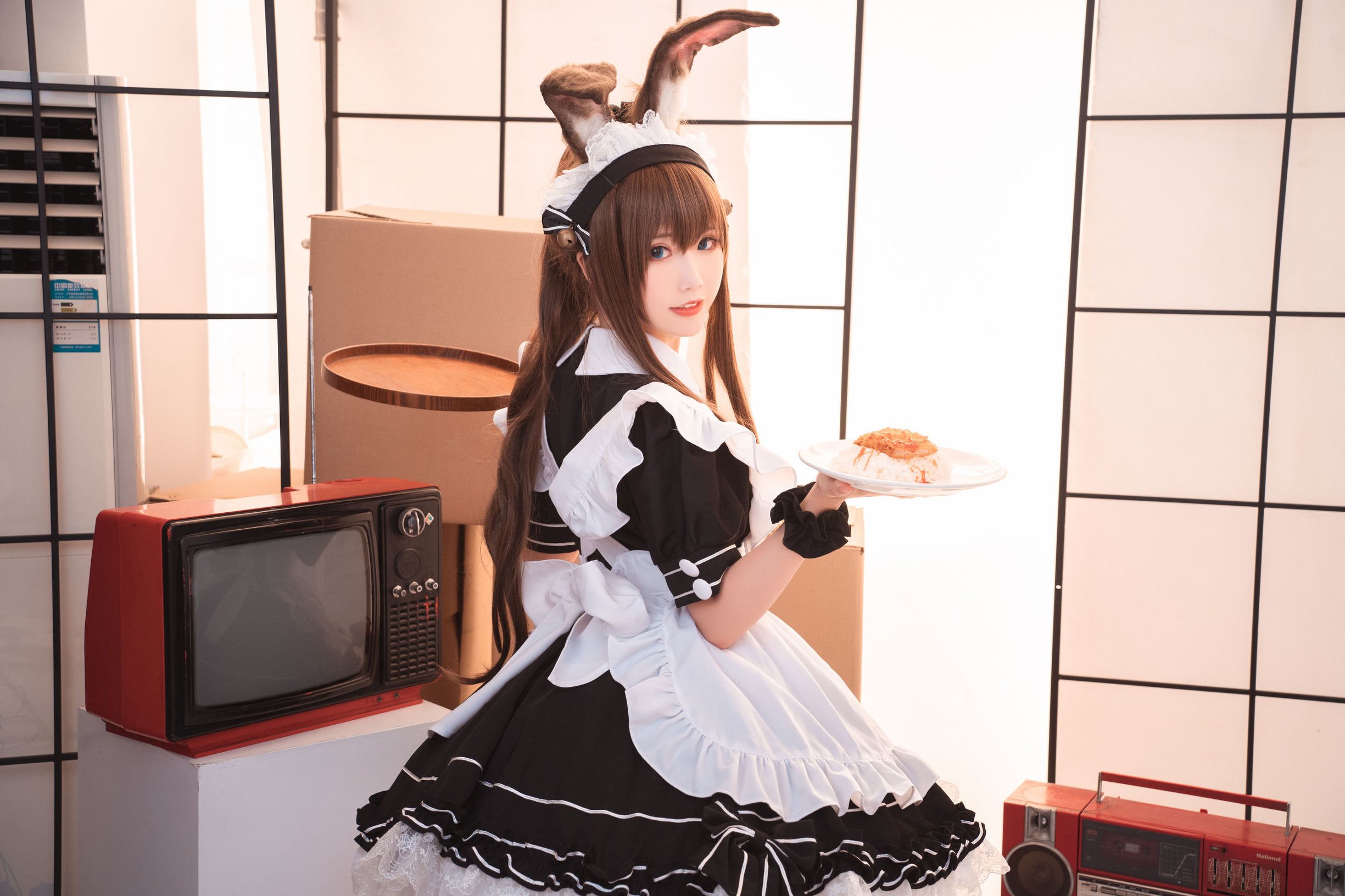 Cosplay寫真] 可愛人氣 Coser 面餅仙兒 - 阿米驢女僕