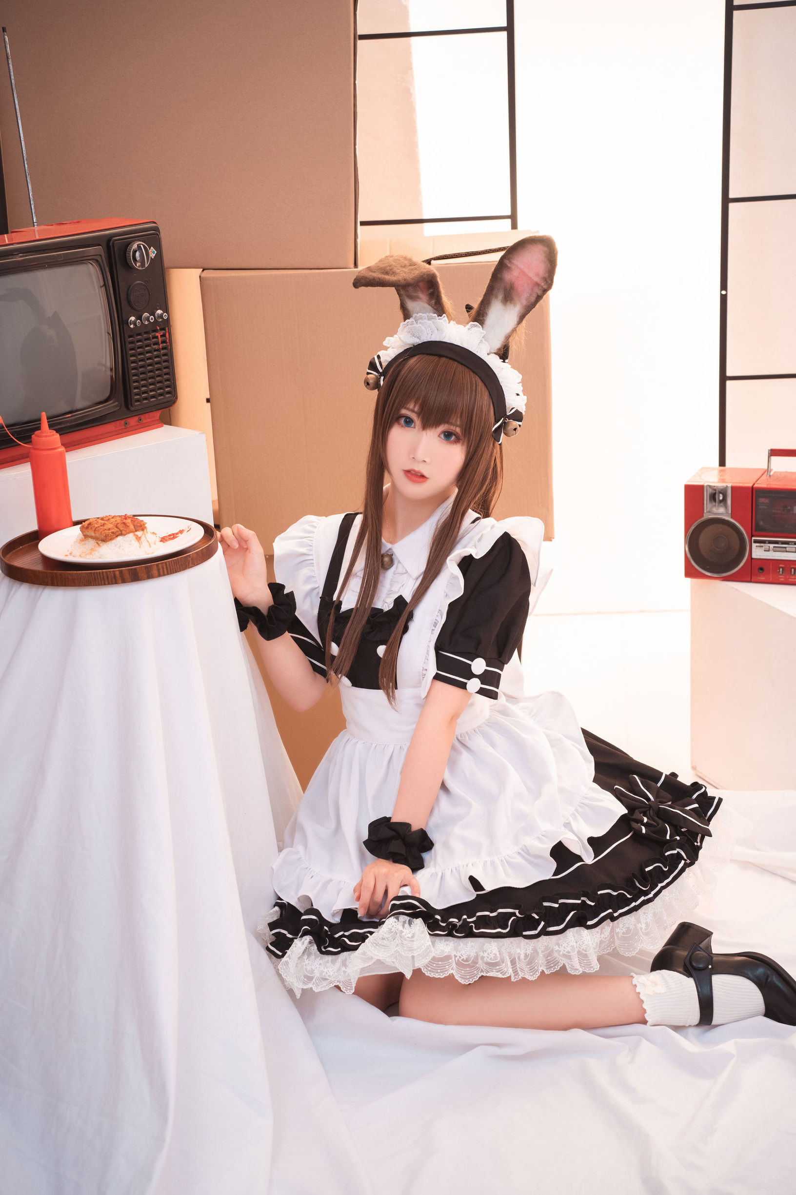Cosplay寫真] 可愛人氣 Coser 面餅仙兒 - 阿米驢女僕