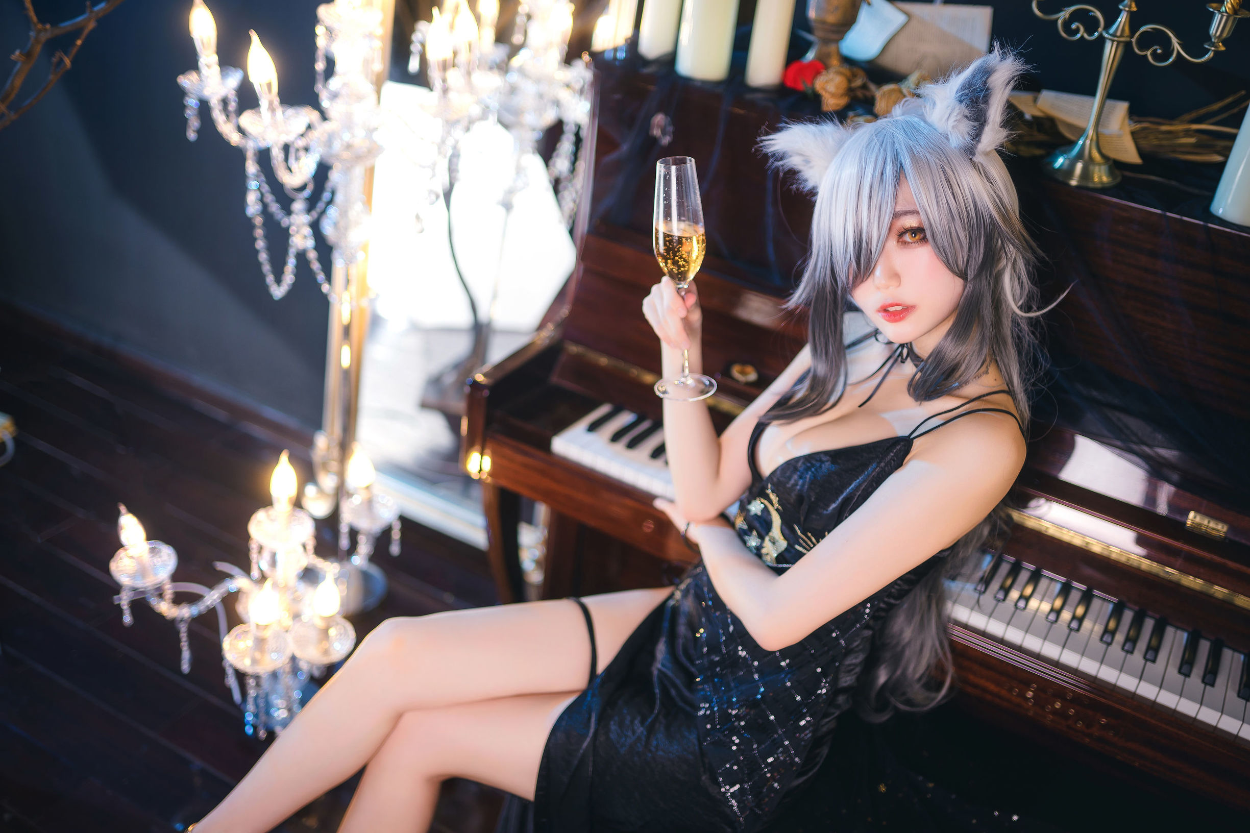 Cosplay写真] 周叽是可愛兔兔 - 禮服