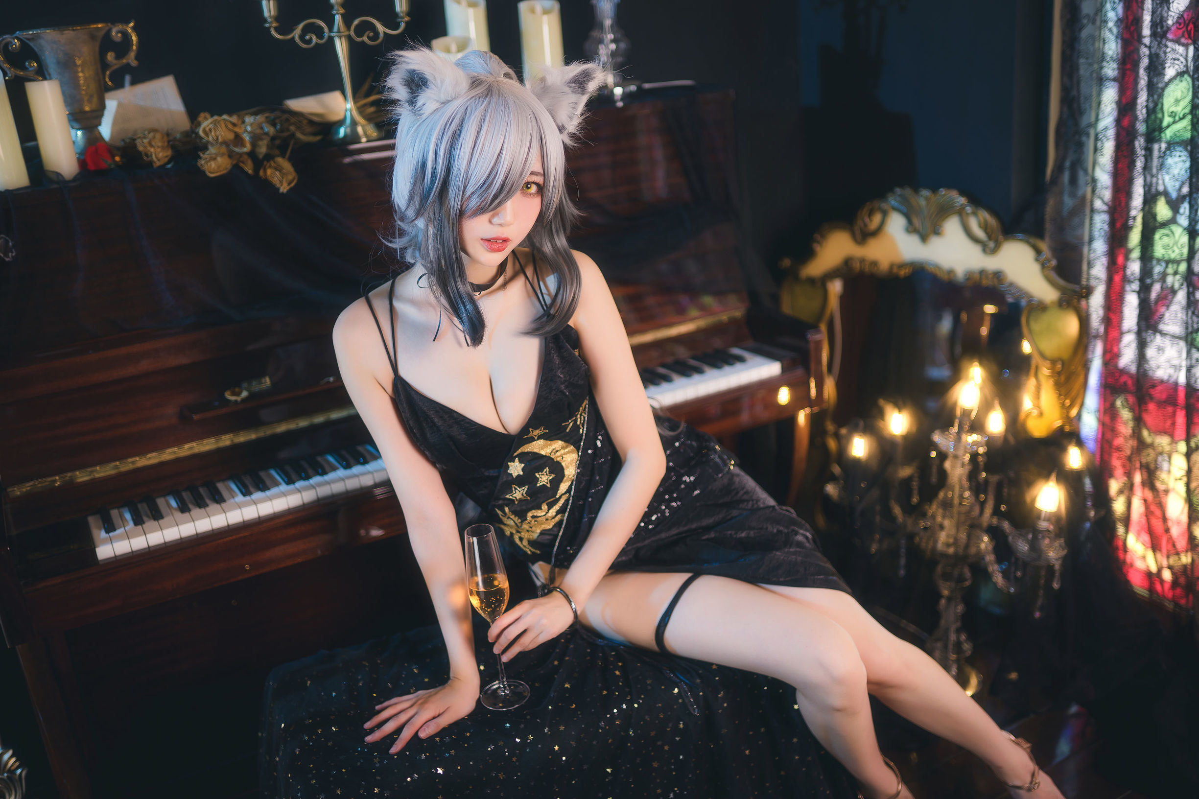 Cosplay写真] 周叽是可愛兔兔 - 禮服