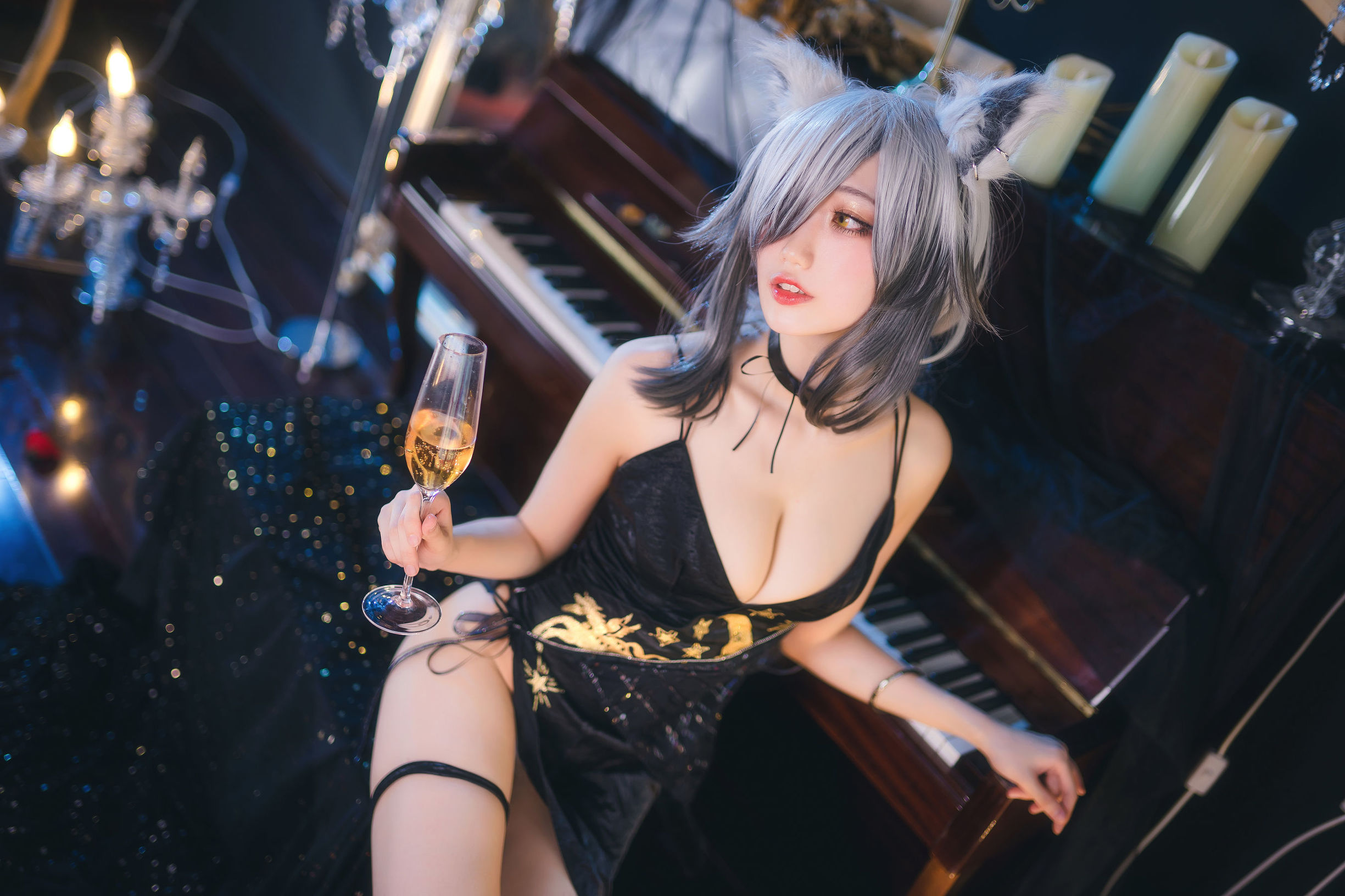 Cosplay写真] 周叽是可愛兔兔 - 禮服