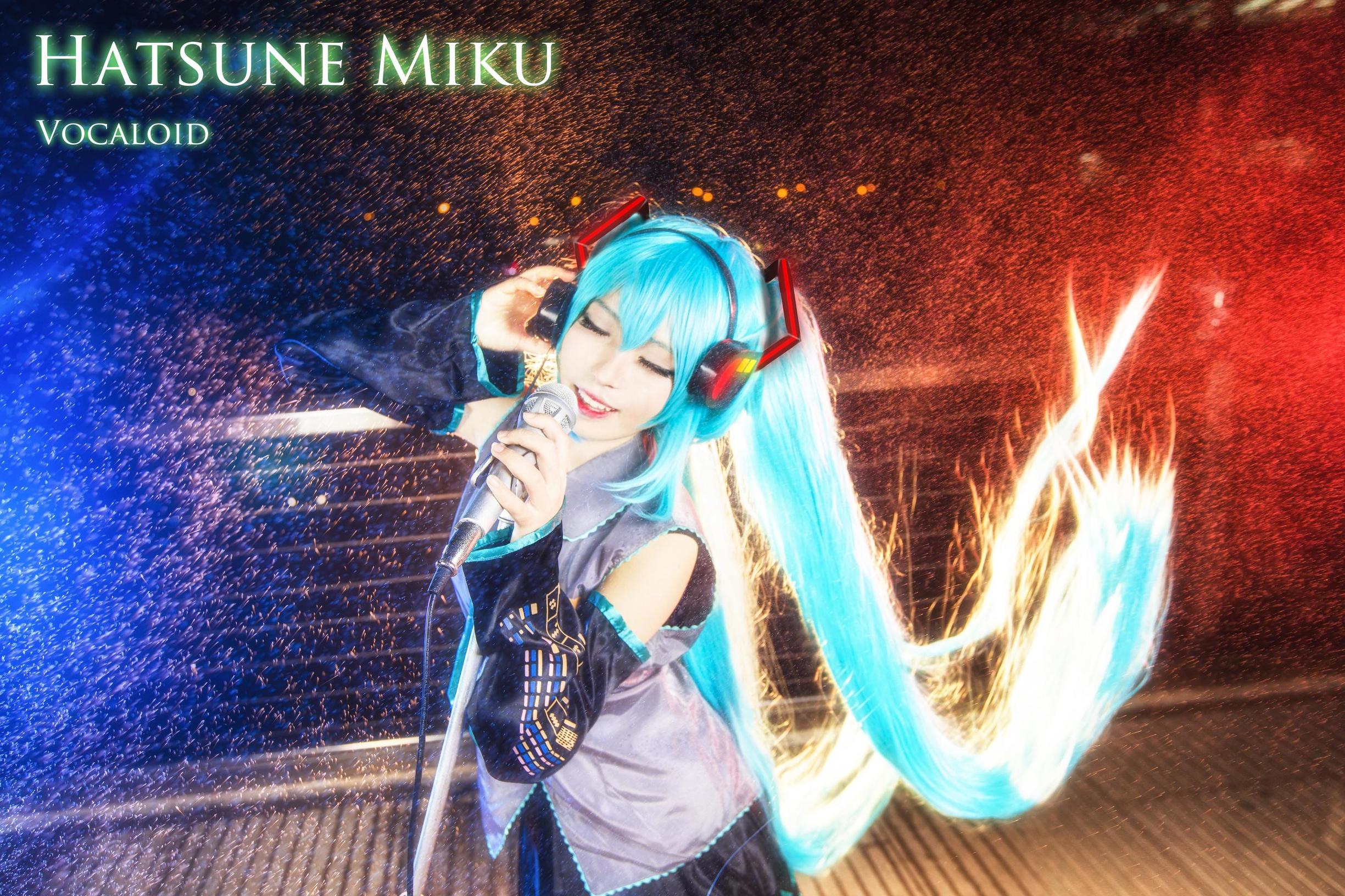 Cosplay寫真] 萌妹白易子教主 - VOCALOID