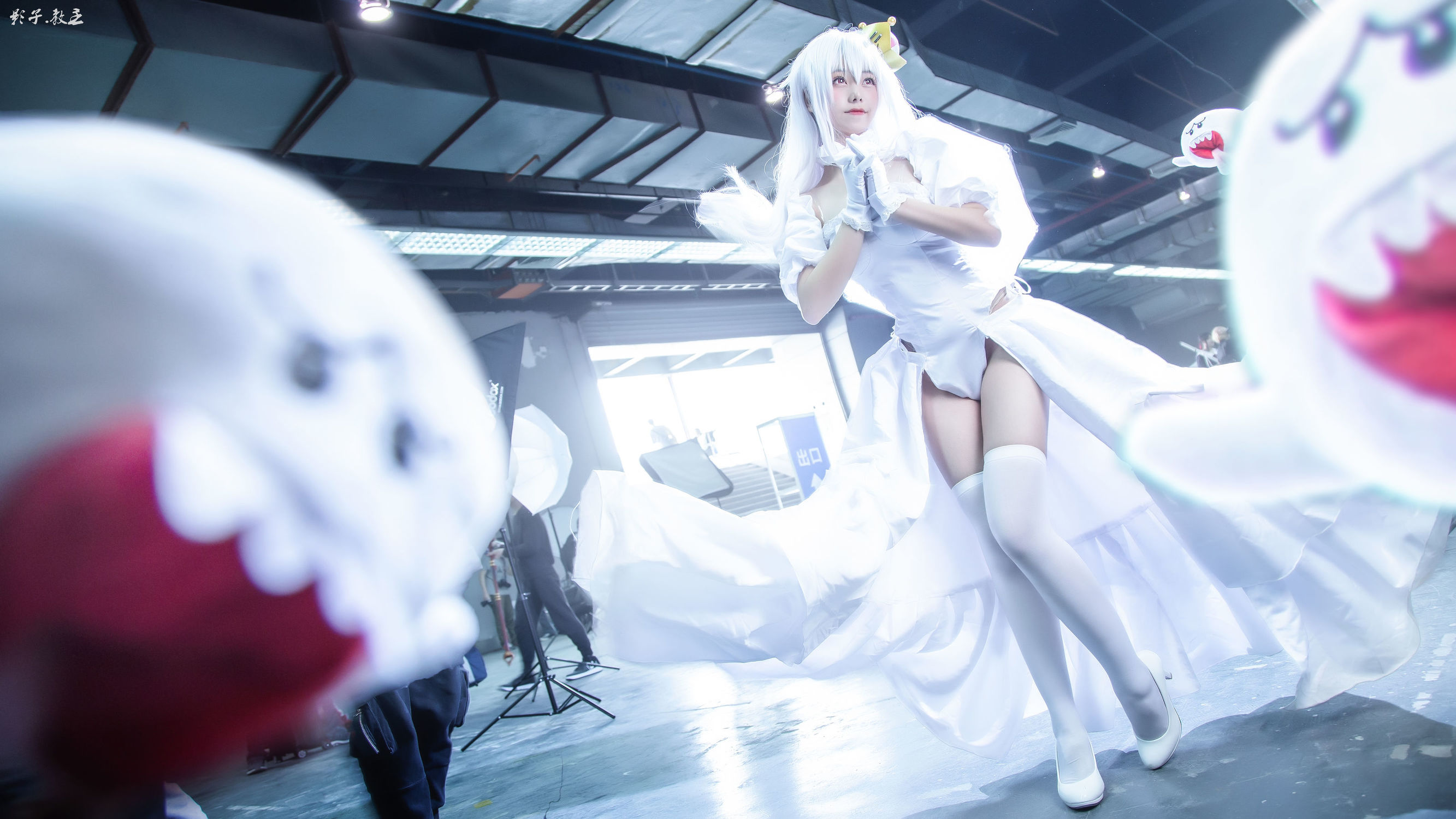 Cosplay寫真] 萌系小姐姐蜜汁貓裘 - 幽靈姬