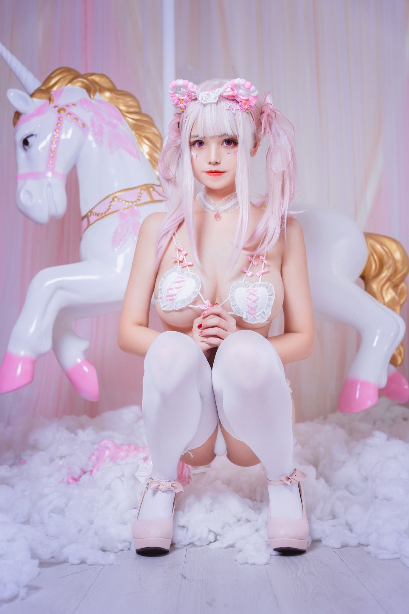 Cosplay寫真] 萌系小姐姐蜜汁貓裘 - 糖果假期