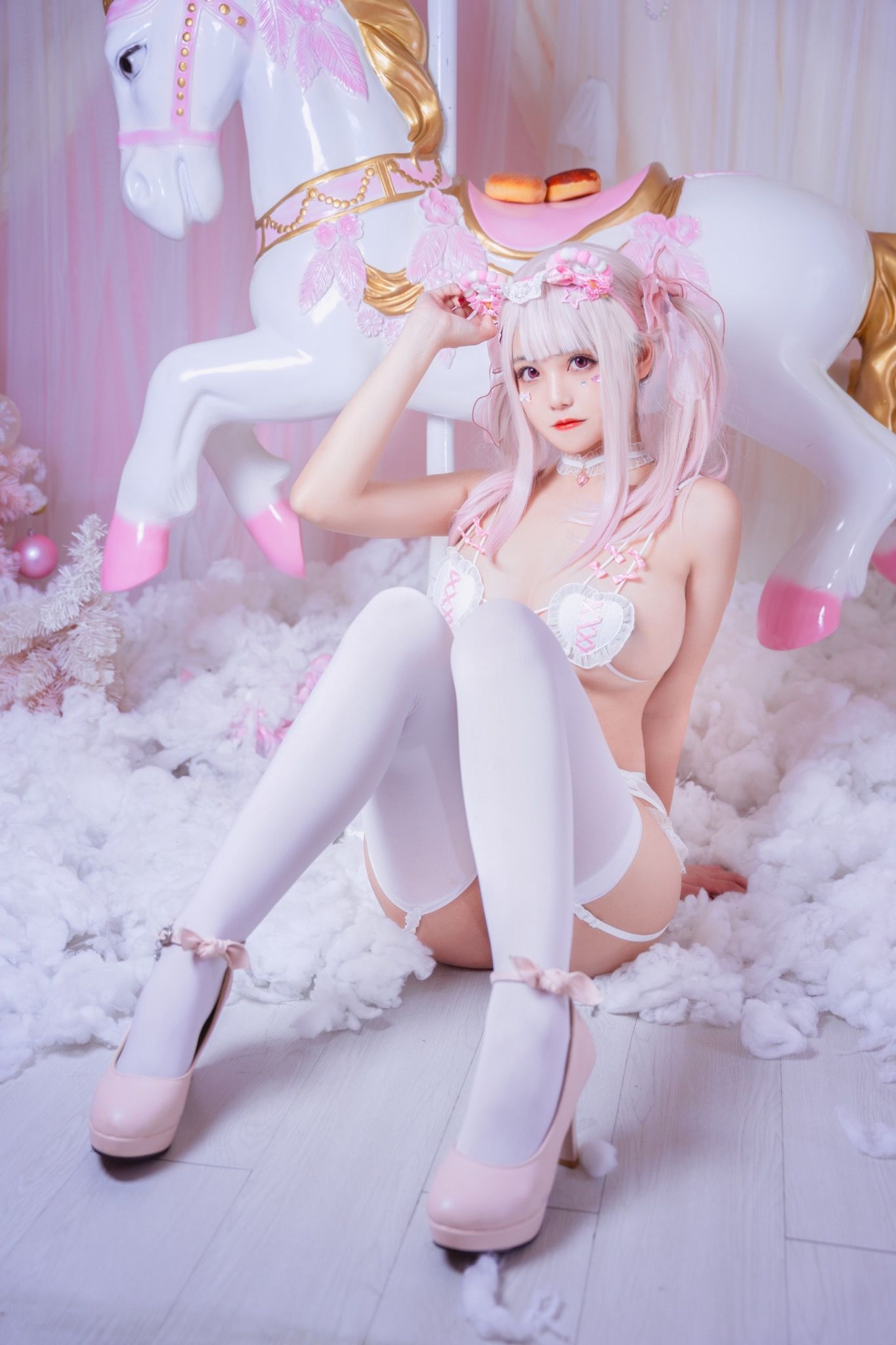 Cosplay寫真] 萌系小姐姐蜜汁貓裘 - 糖果假期