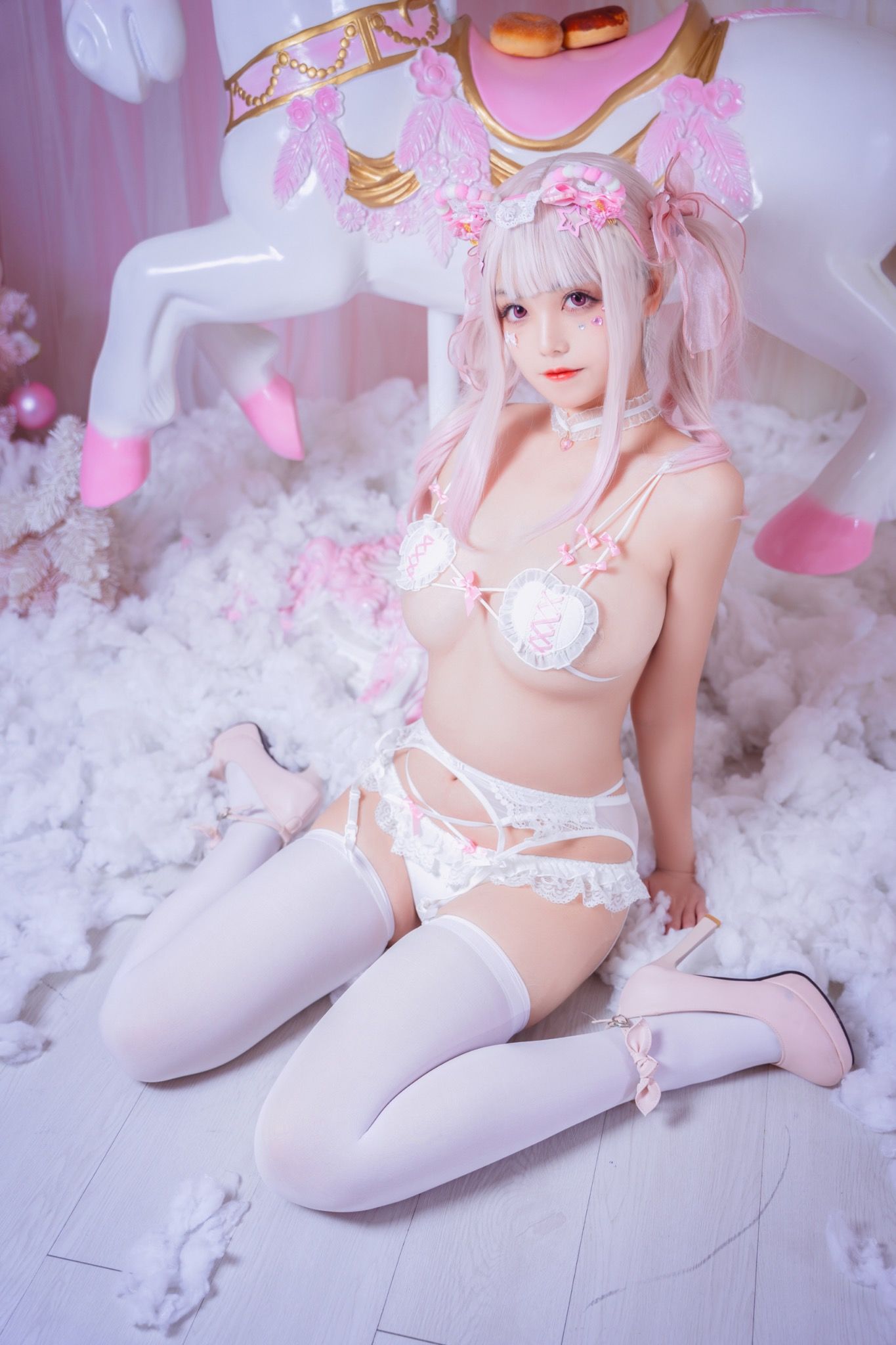 Cosplay寫真] 萌系小姐姐蜜汁貓裘 - 糖果假期