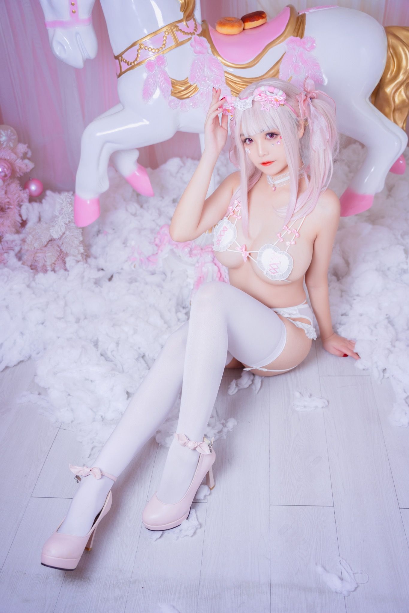 Cosplay寫真] 萌系小姐姐蜜汁貓裘 - 糖果假期