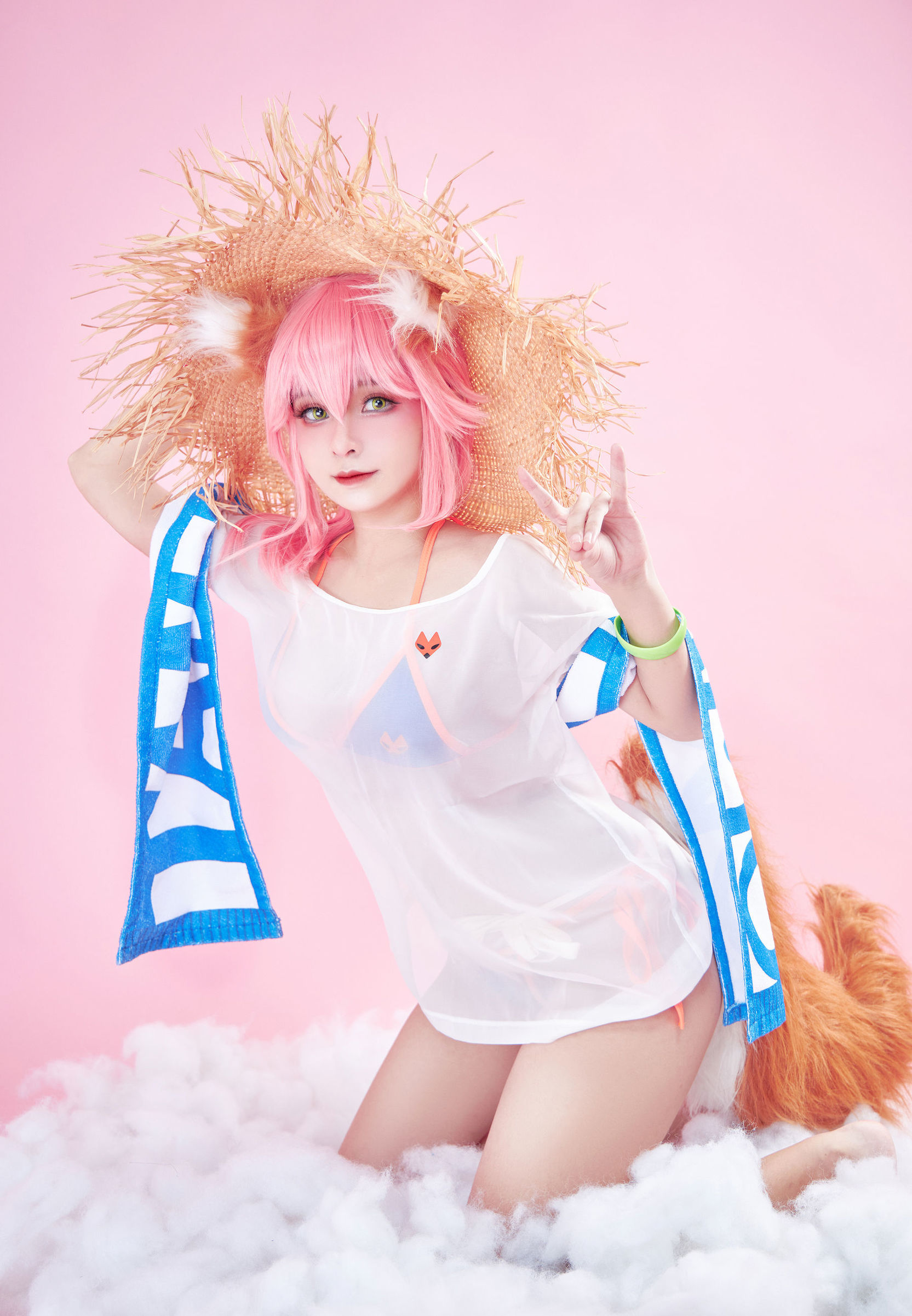コスプレ写真] アザミ福利 - タマモ・ランサー
