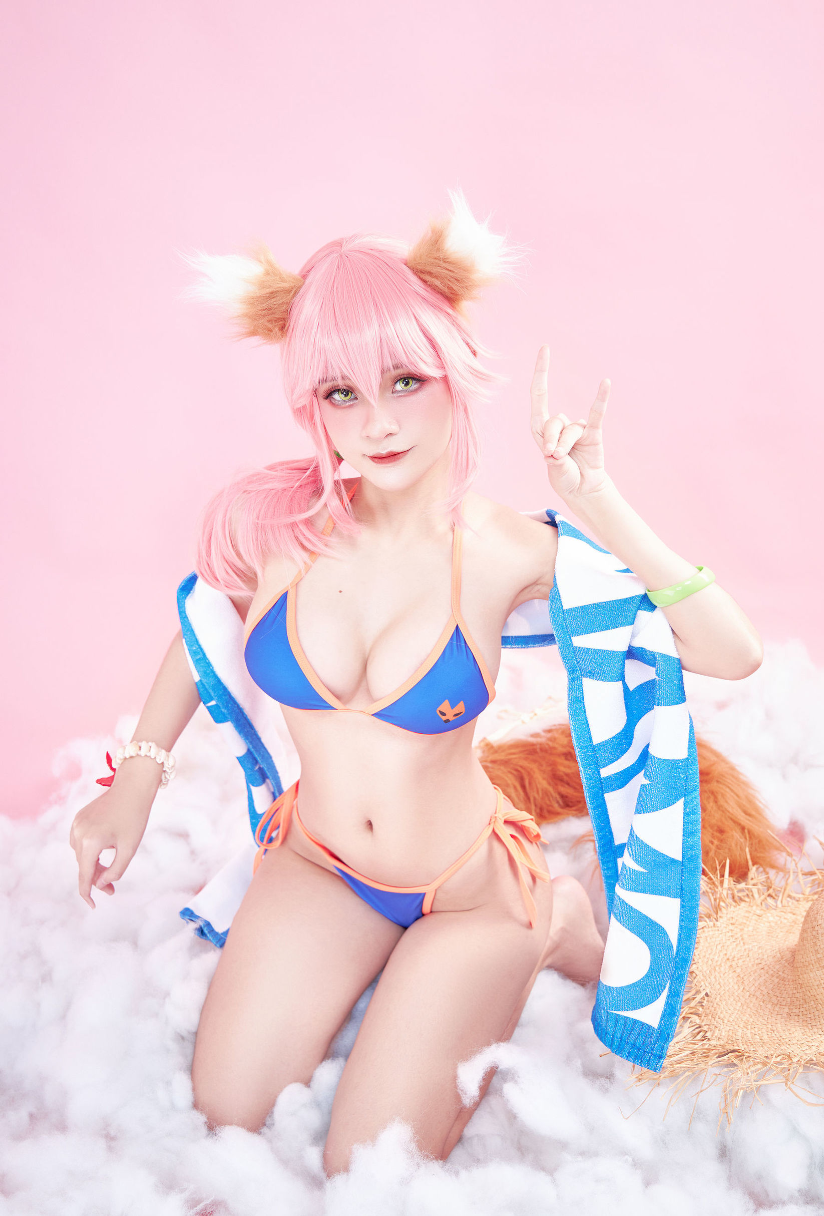 コスプレ写真] アザミ福利 - タマモ・ランサー