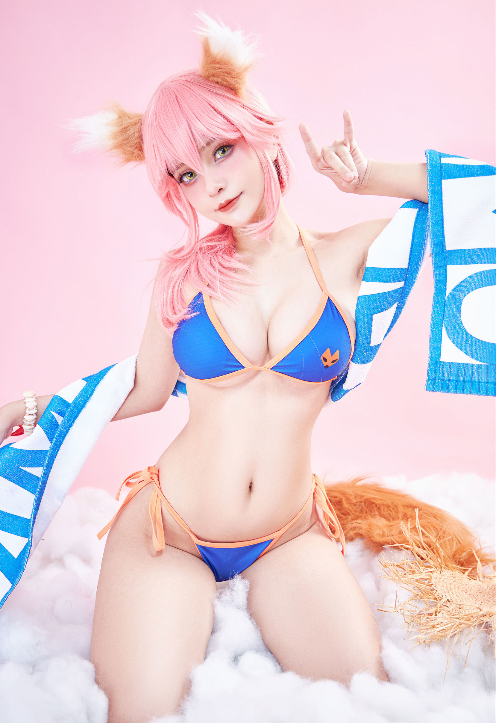 コスプレ写真] アザミ福利 - タマモ・ランサー