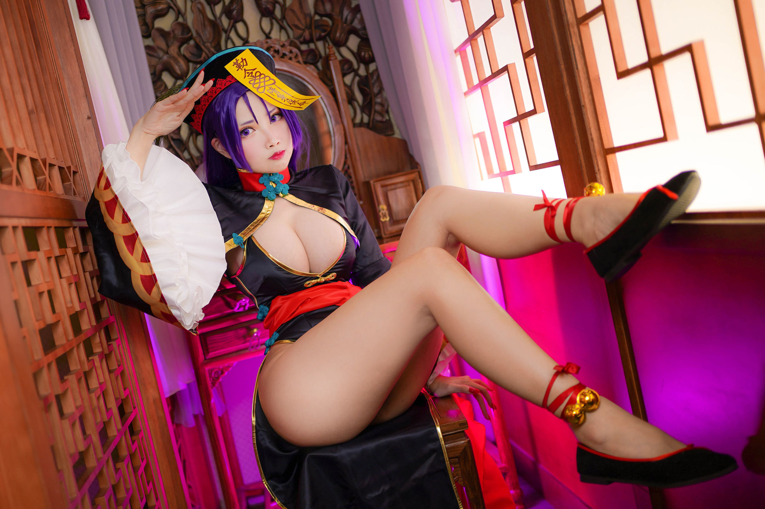 コスプレ写真] コーサー萱-KaYa - ゾンビ酒呑童子