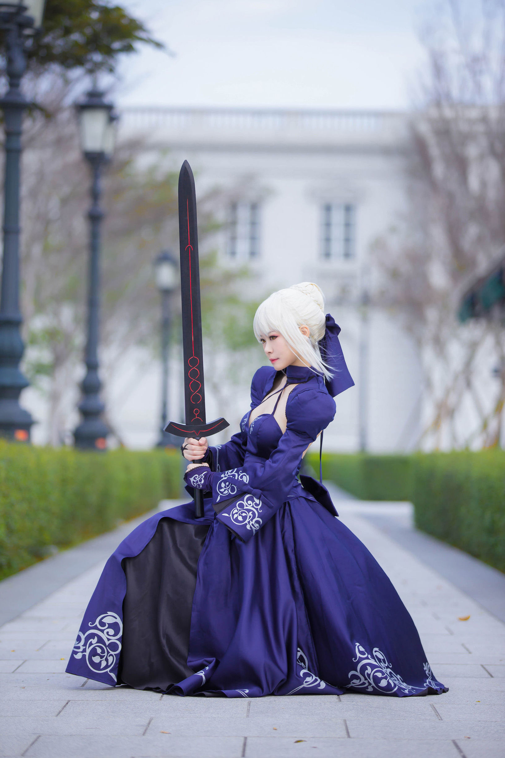 Cosplay寫真] Coser萱-卡亞 - 黑贞 黑呆毛