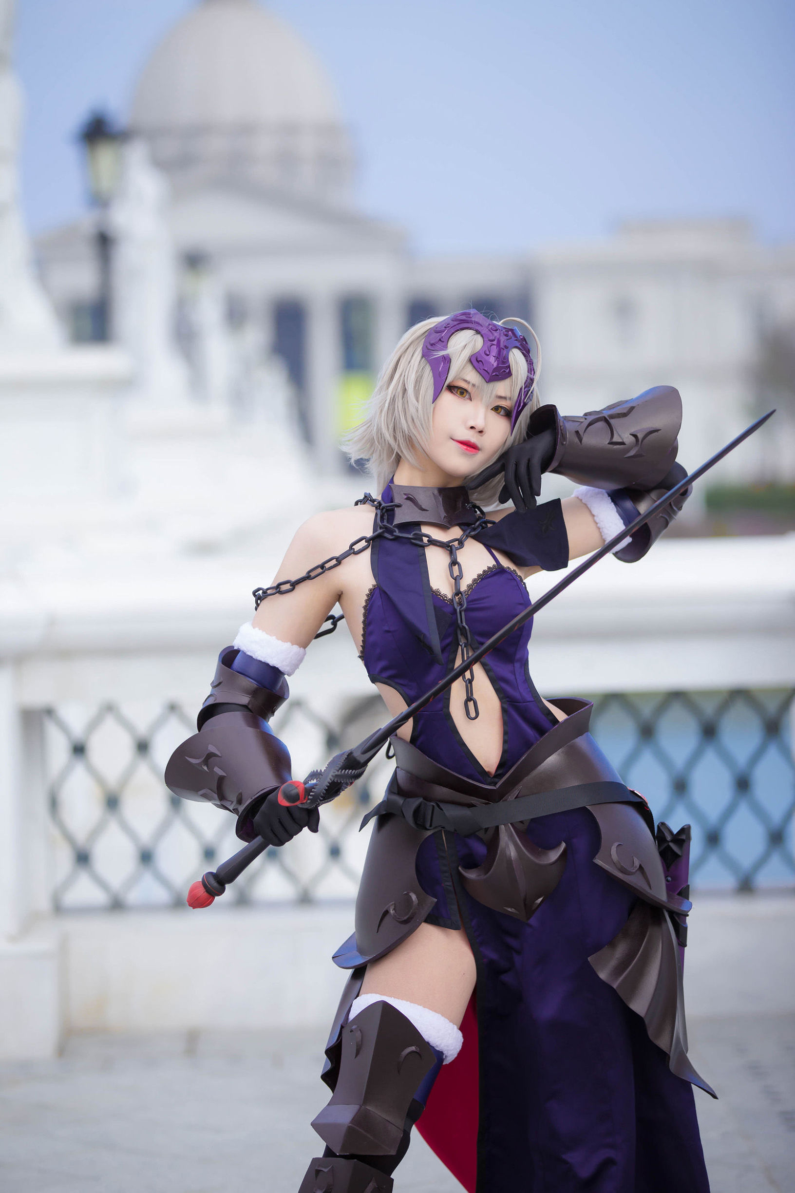 Cosplay寫真] Coser萱-卡亞 - 黑贞 黑呆毛