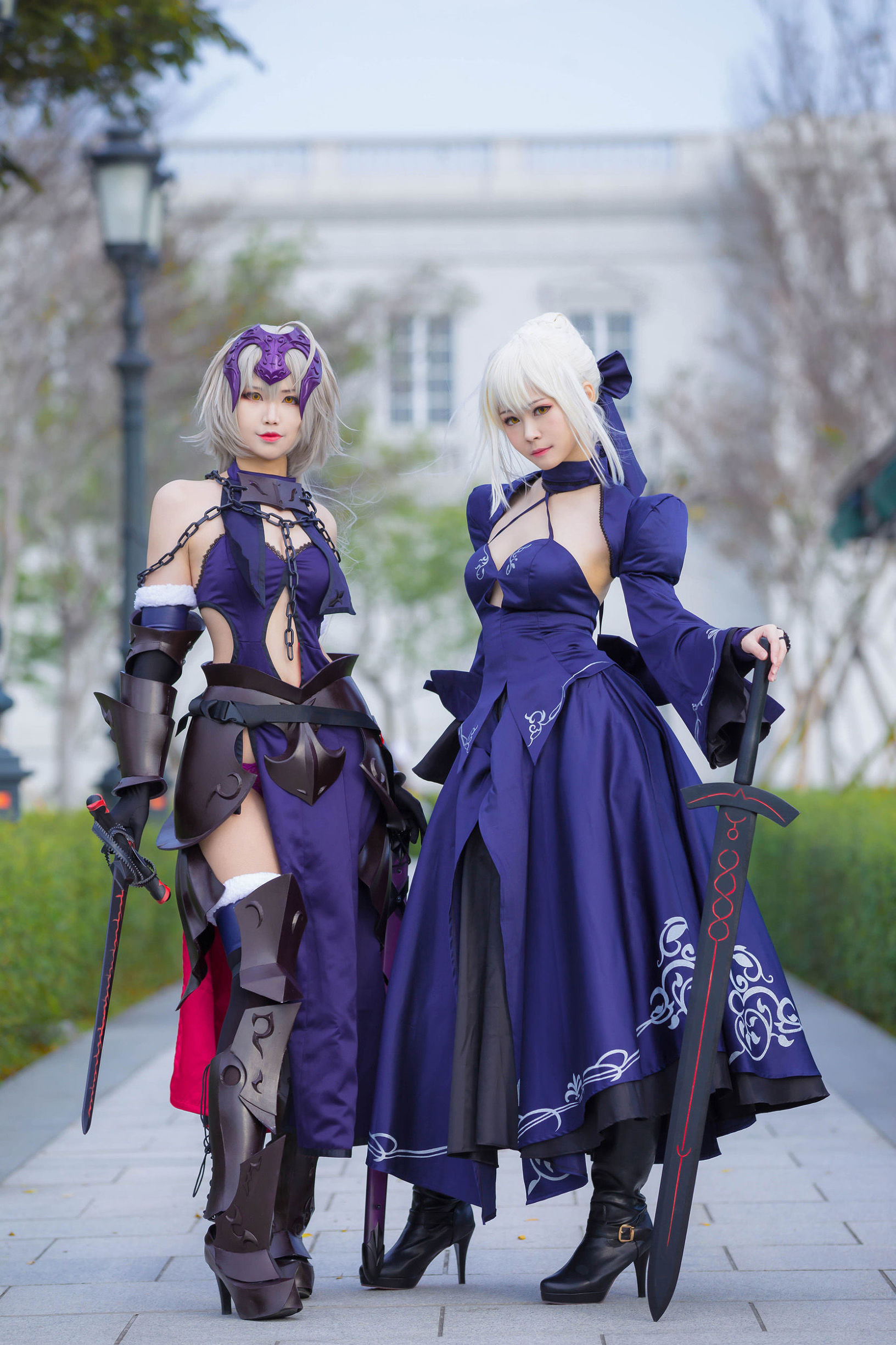 Cosplay寫真] Coser萱-卡亞 - 黑贞 黑呆毛