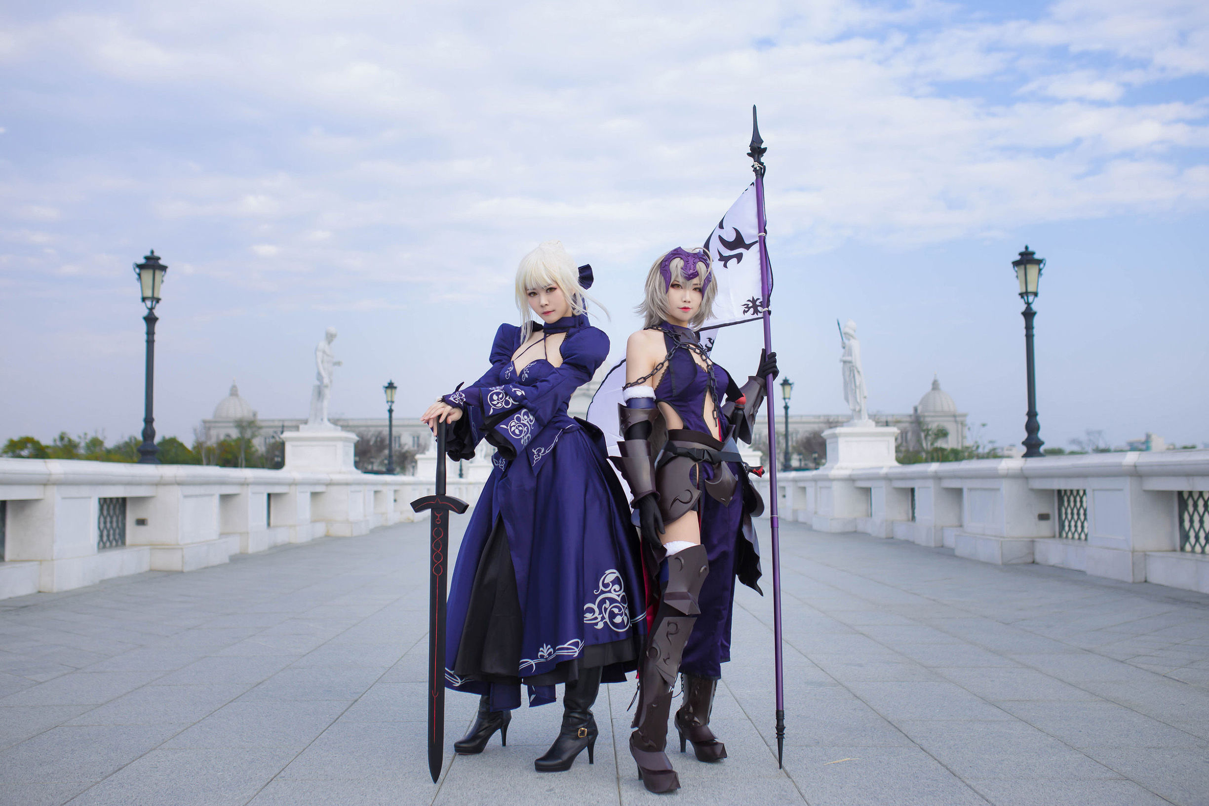 Cosplay寫真] Coser萱-卡亞 - 黑贞 黑呆毛