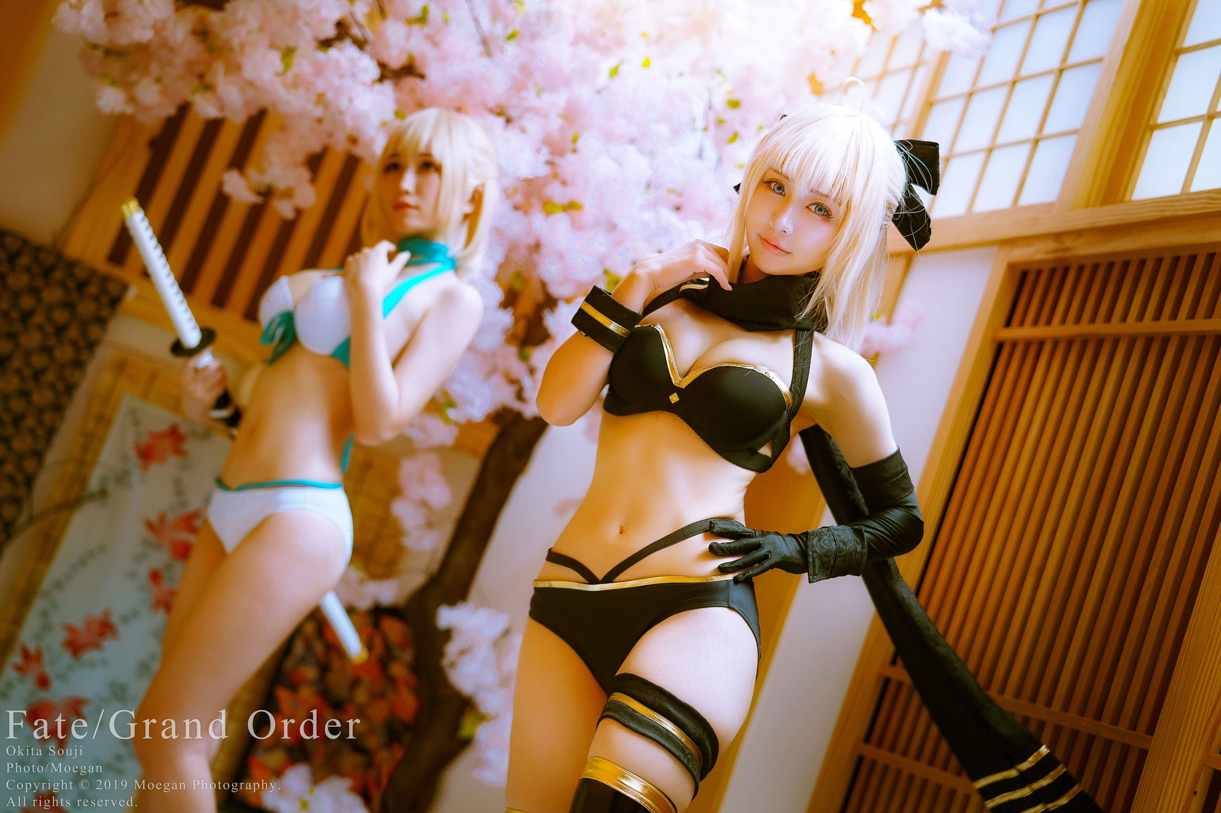 Cosplay Photo] Miyana - Okita Souji Swimsuit