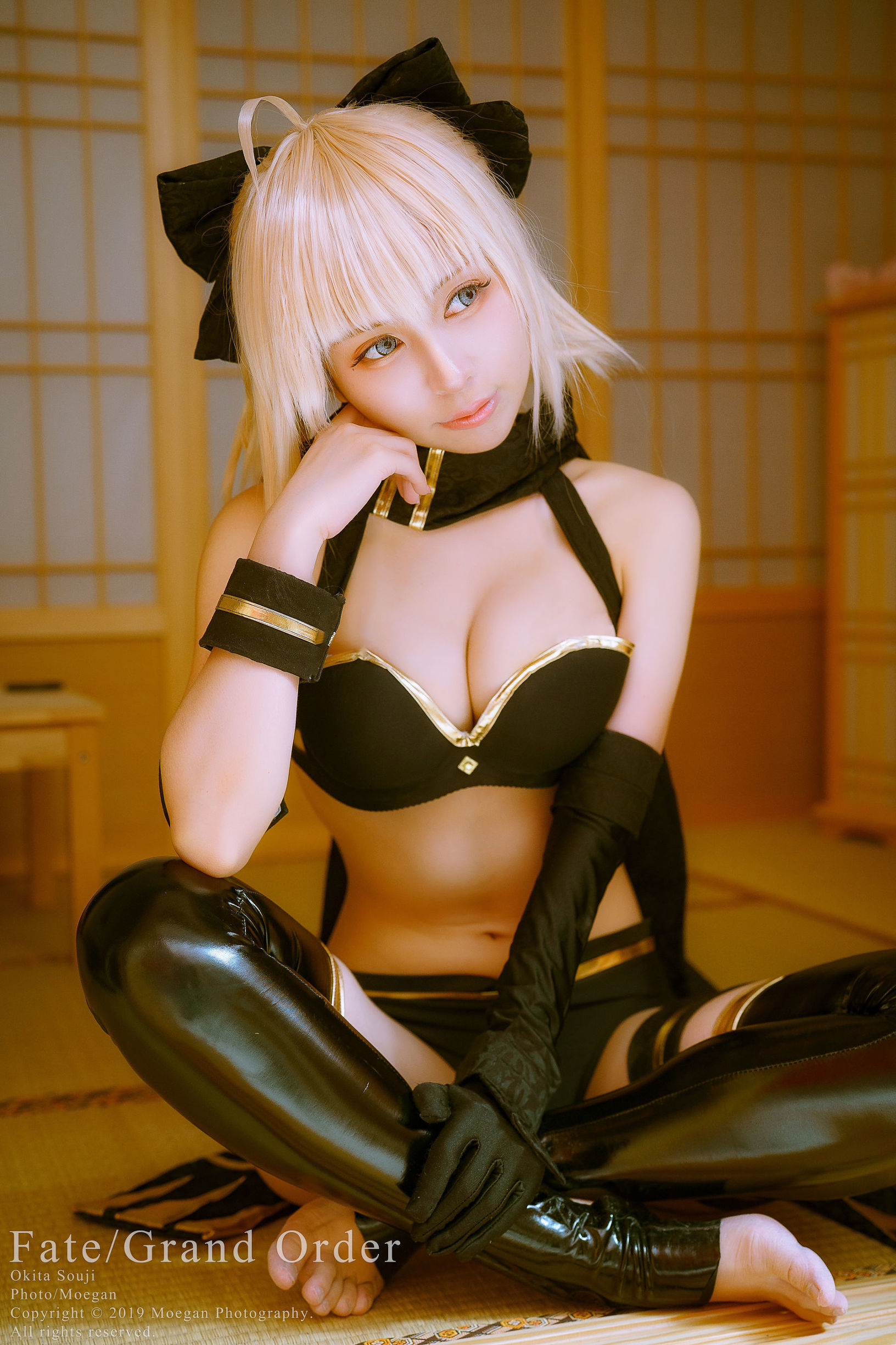 Cosplay Photo] Miyana - Okita Souji Swimsuit