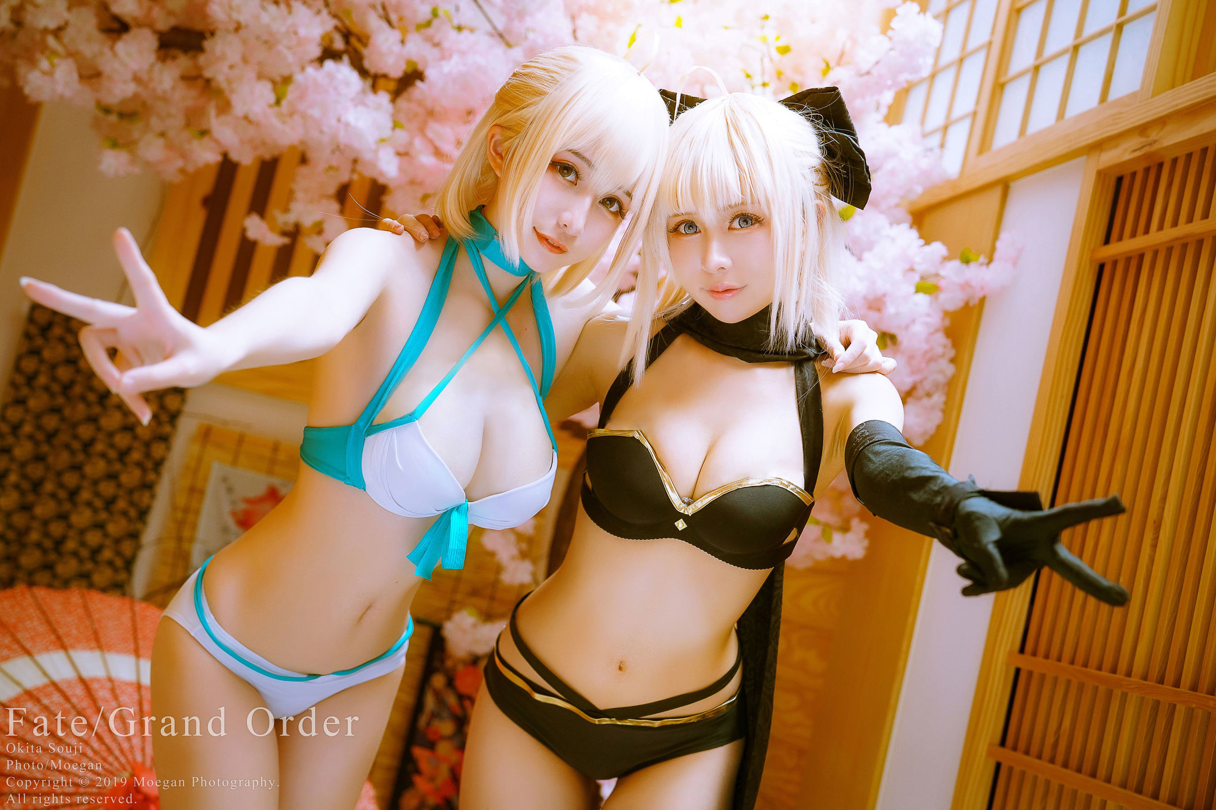 Cosplay Photo] Miyana - Okita Souji Swimsuit