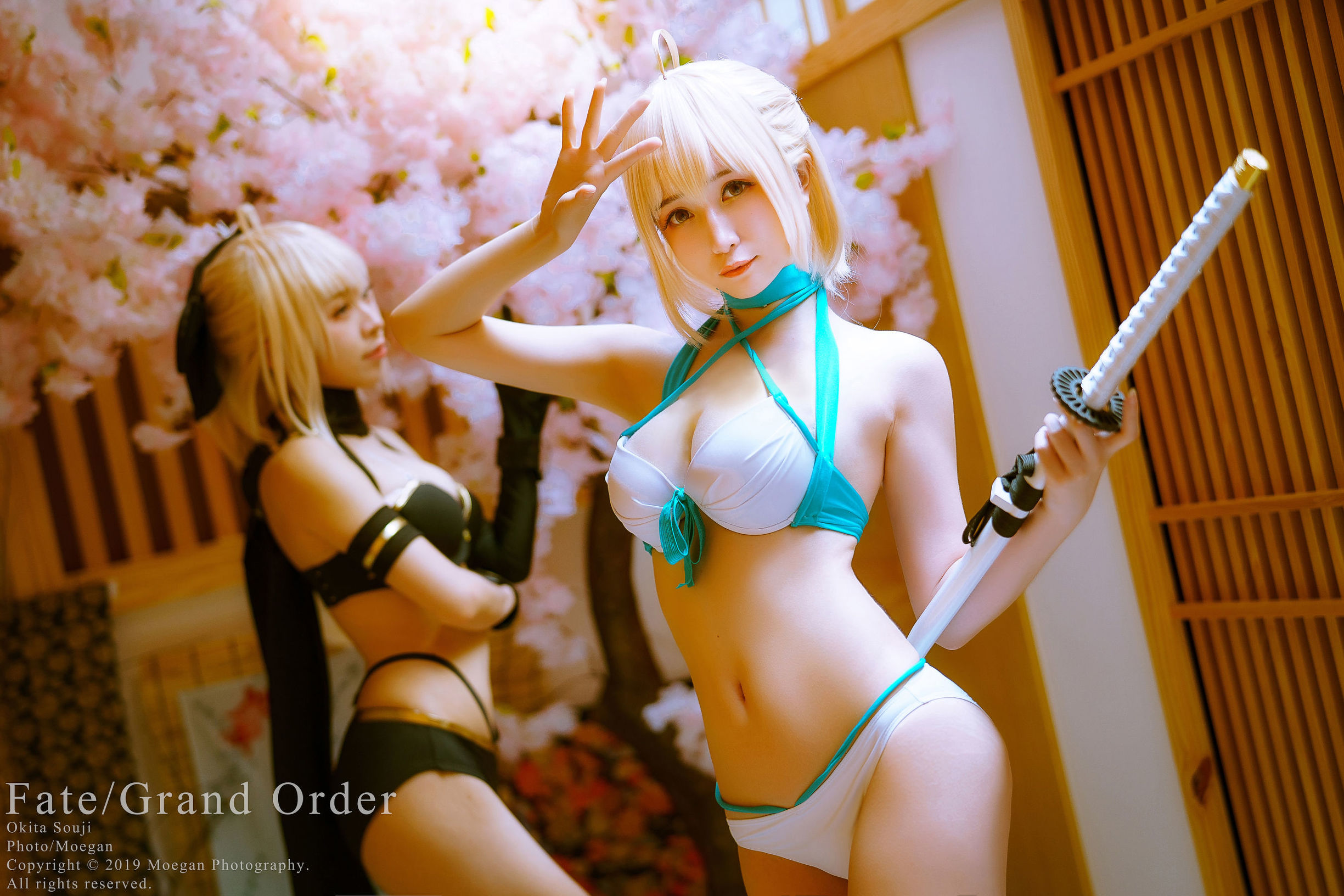 Cosplay Photo] Miyana - Okita Souji Swimsuit