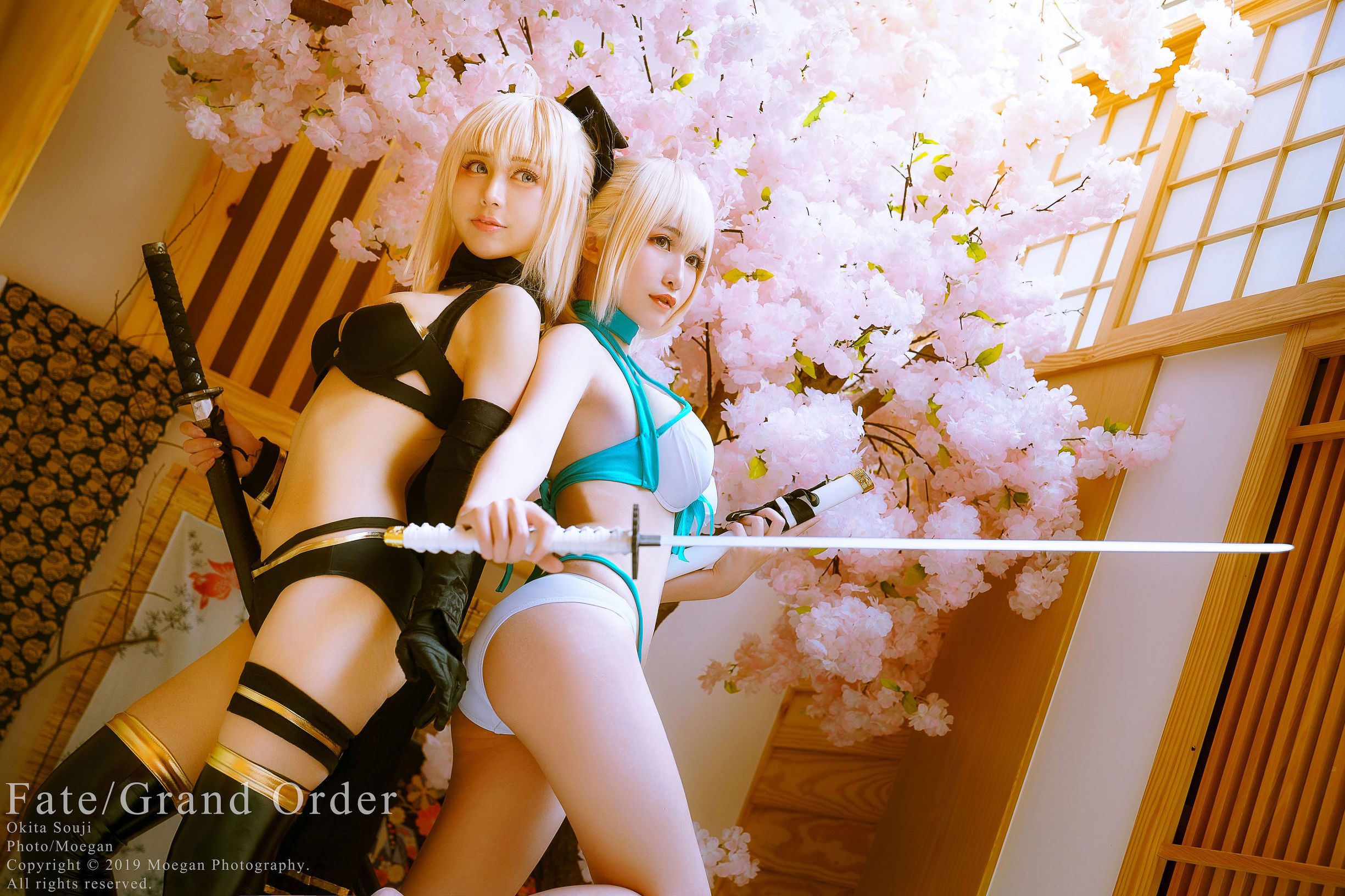 Cosplay Photo] Miyana - Okita Souji Swimsuit