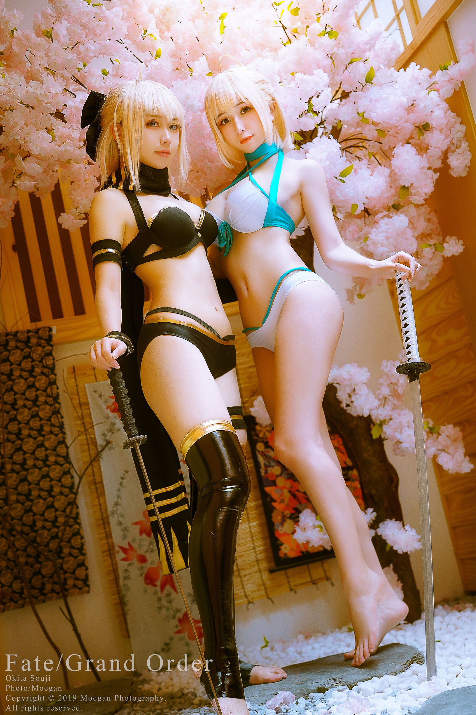 Cosplay Photo] Miyana - Okita Souji Swimsuit