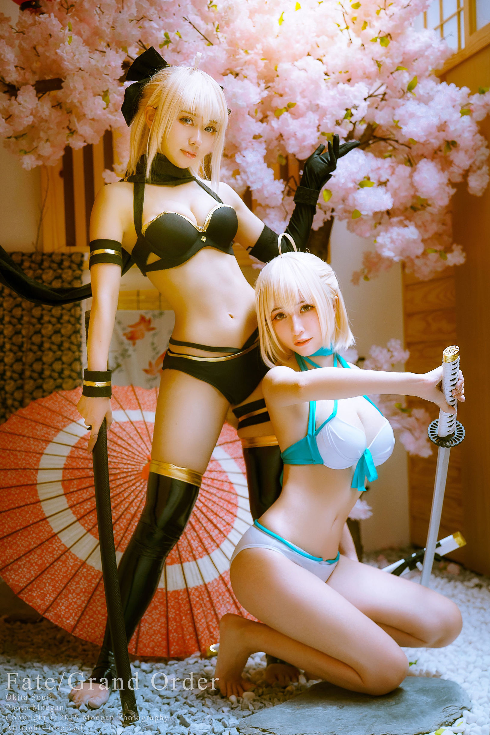 Cosplay Photo] Miyana - Okita Souji Swimsuit