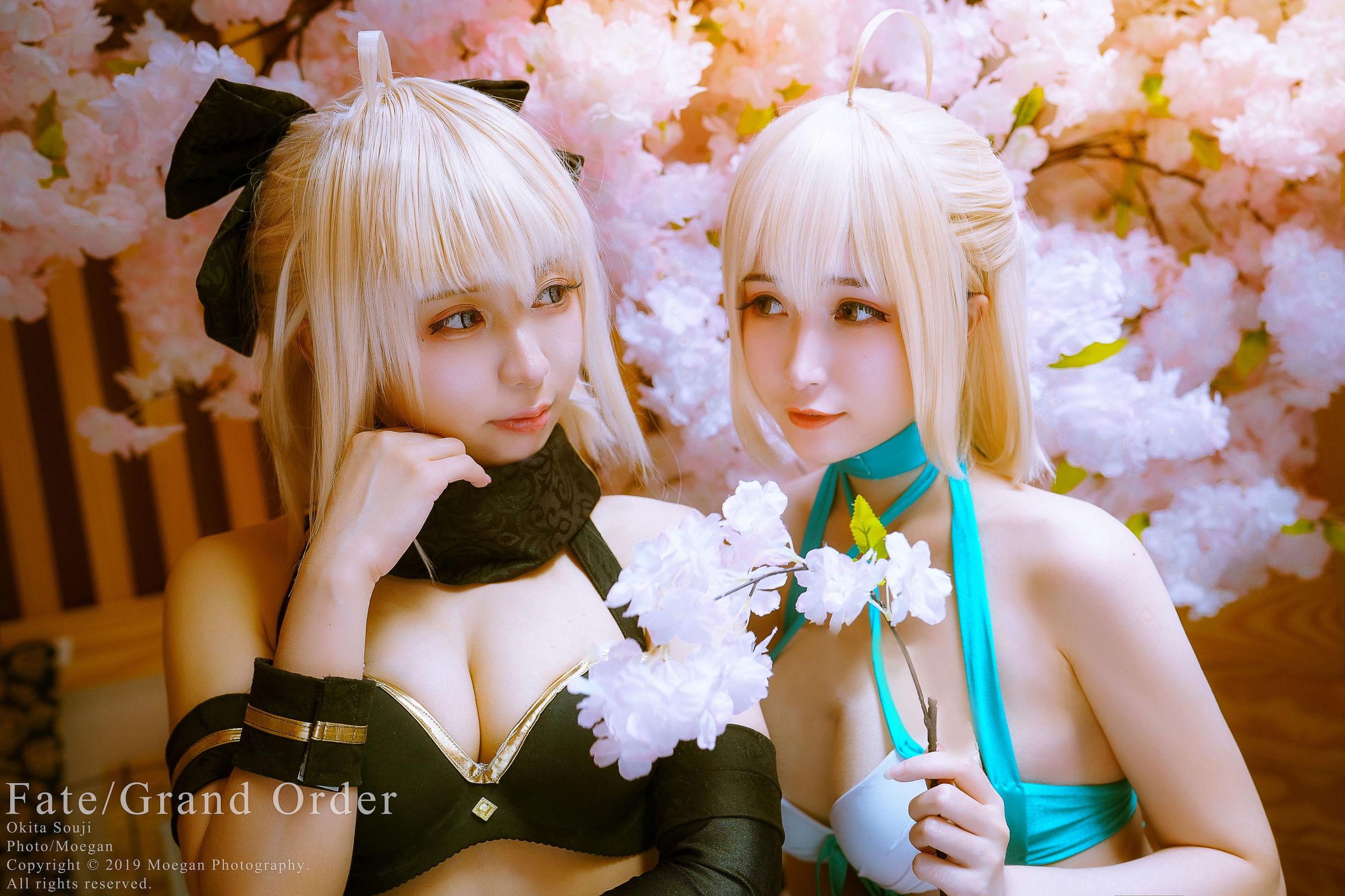 Cosplay Photo] Miyana - Okita Souji Swimsuit