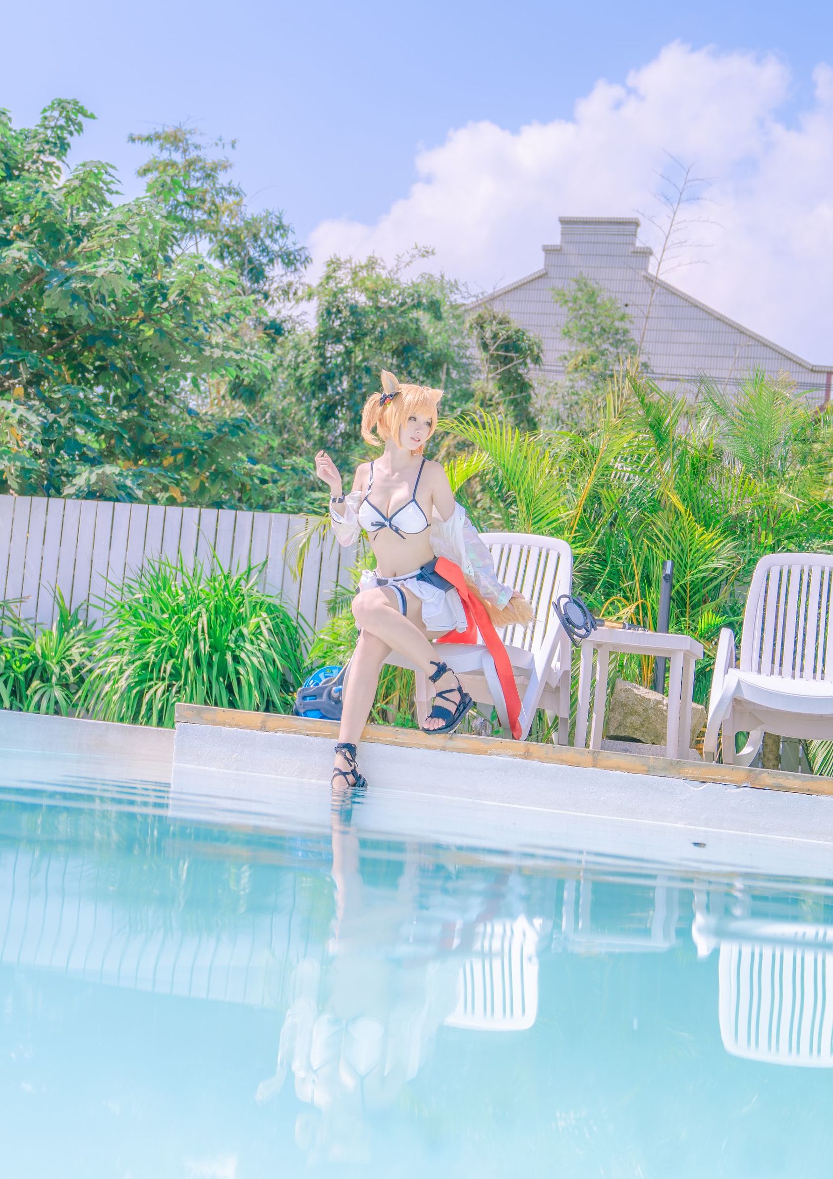 Cosplay寫真] 萌寵博主yui金魚 - 空泳裝