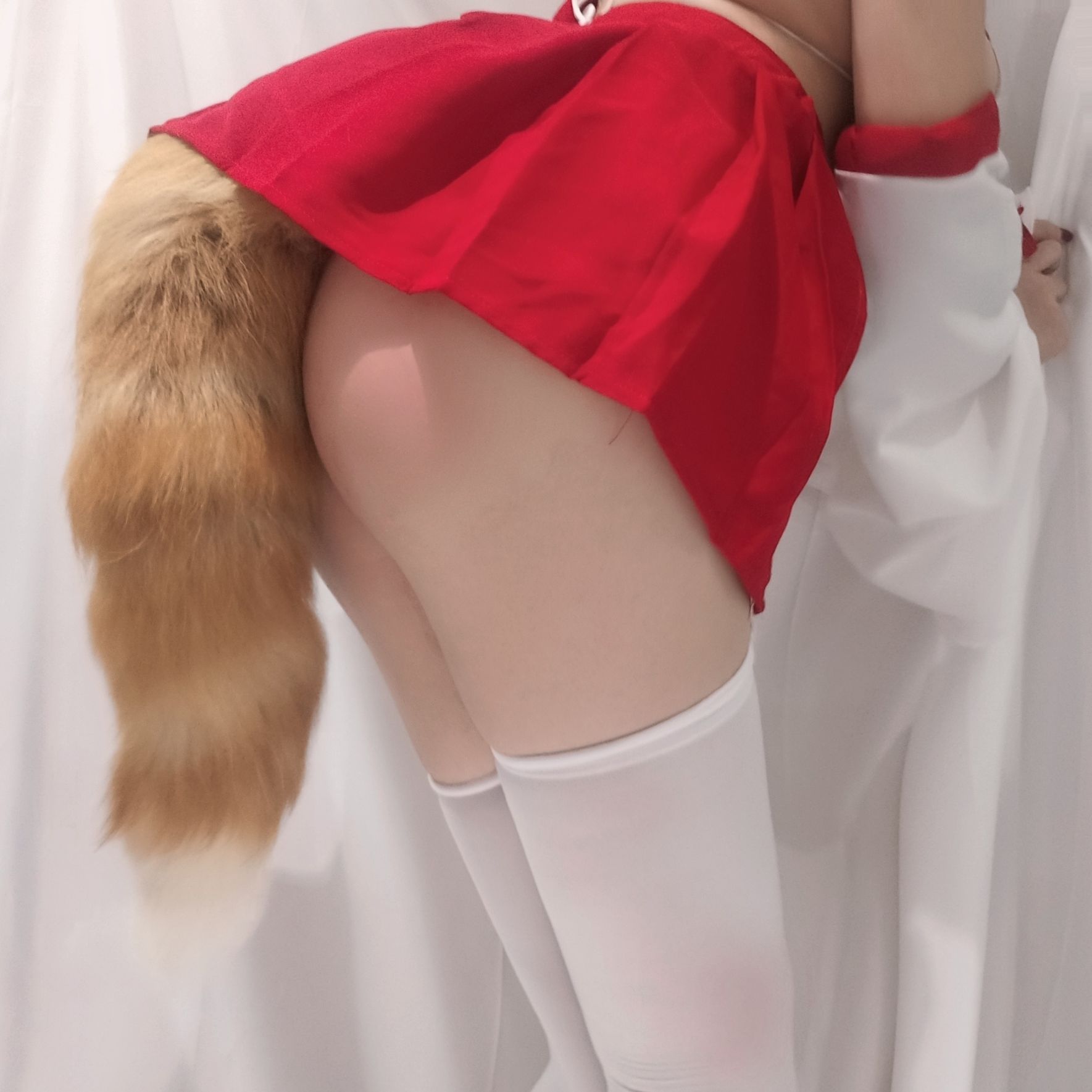 Cosplay寫真] 萌系小姐姐蜜汁貓裘 - 巫女小狐狸