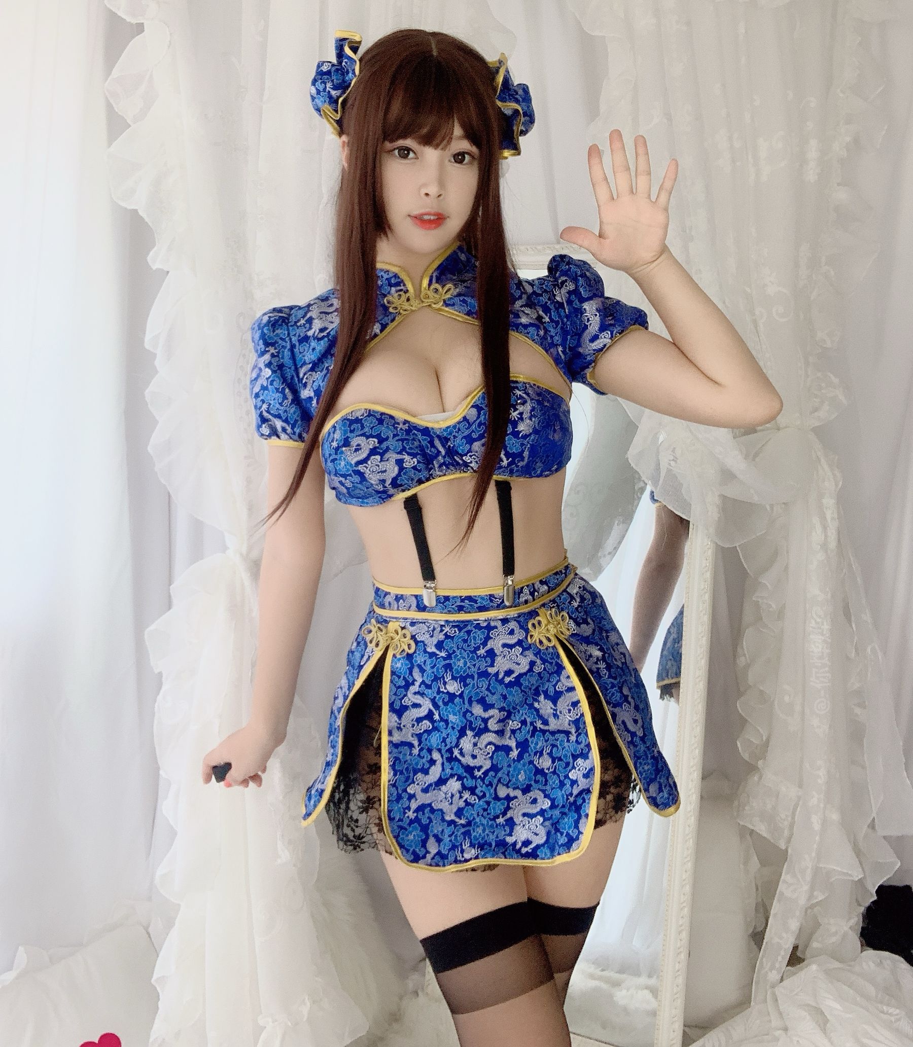 Cosplay寫真] 萌系小姐姐-白燁- - 功夫旗袍