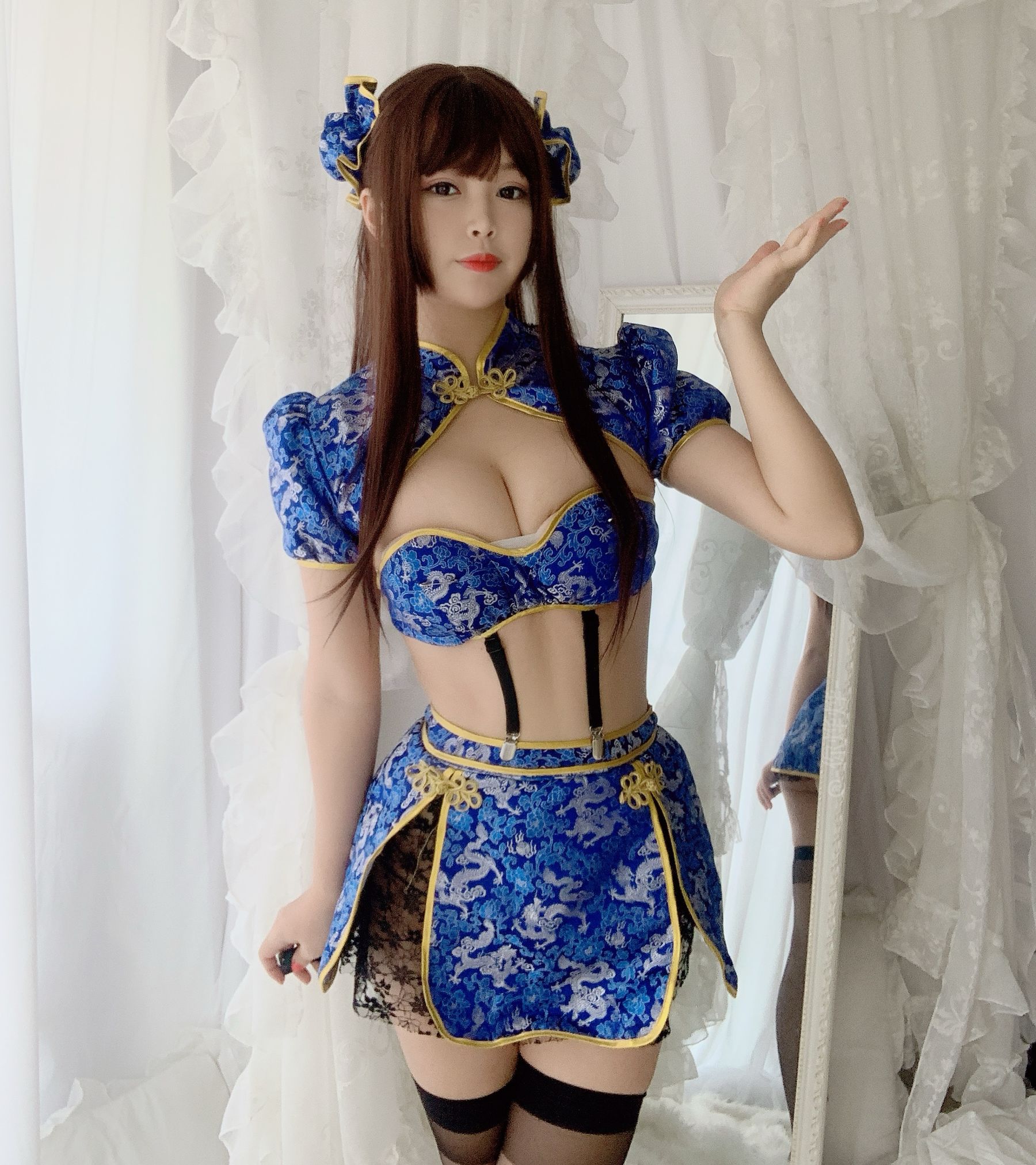 Cosplay寫真] 萌系小姐姐-白燁- - 功夫旗袍