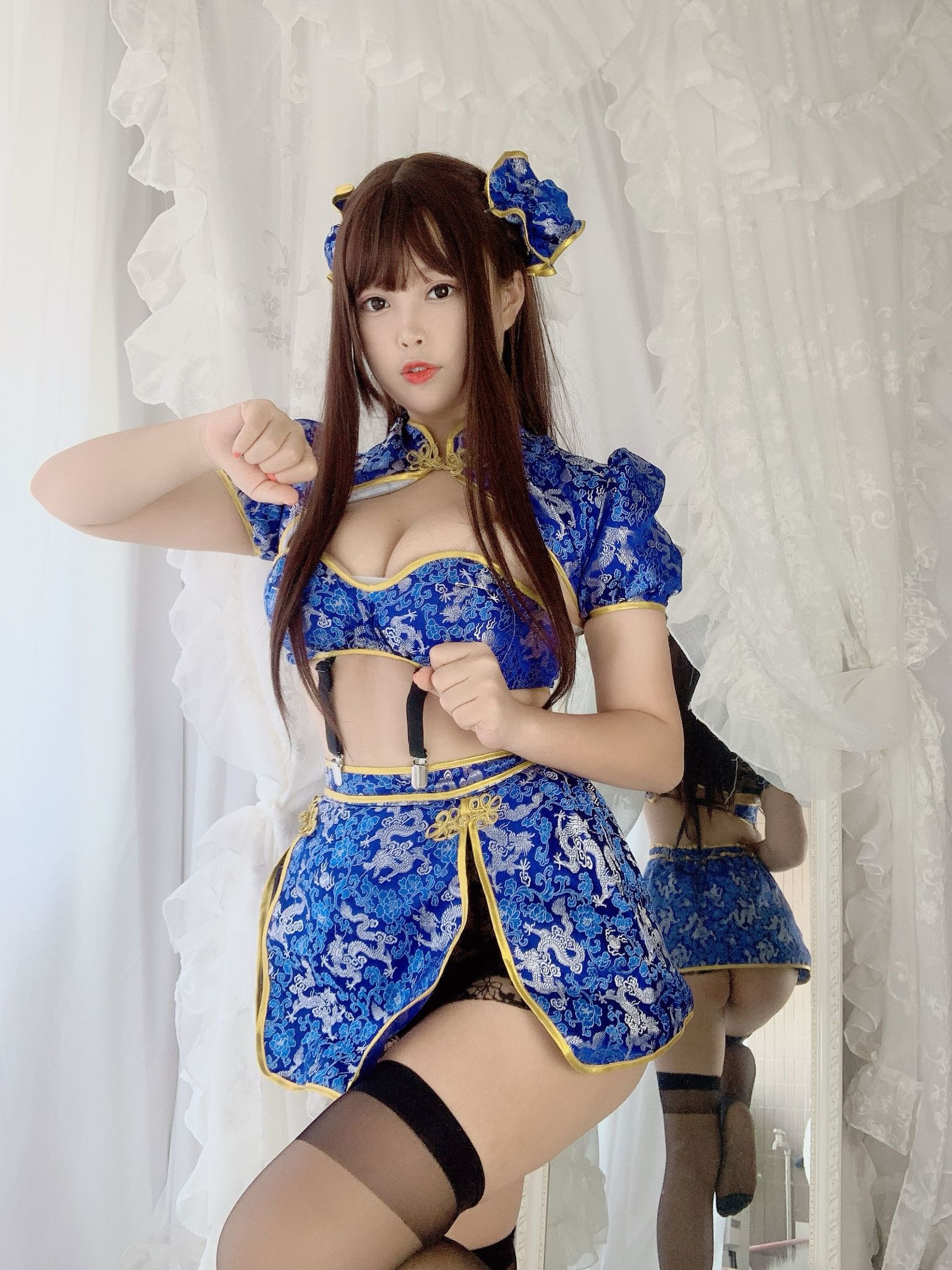 คอสเพลย์ ภาพ] สไตล์โมเอะ น้องสาว - ไป๋เย่ - กังฟู กี่เพ้า