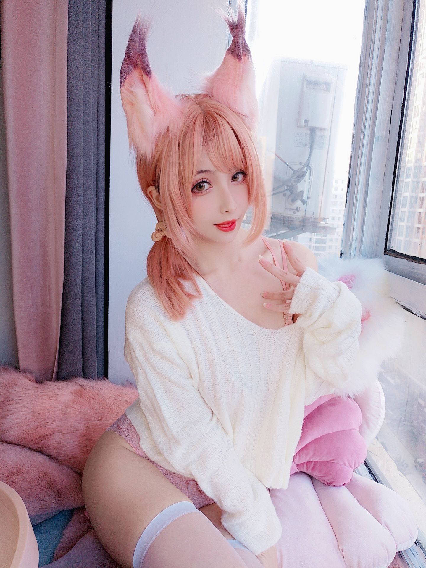 Cosplay Ảnh] COS Phúc lợi Rioko Lương Lương Tử - Người vợ cáo trong nhà