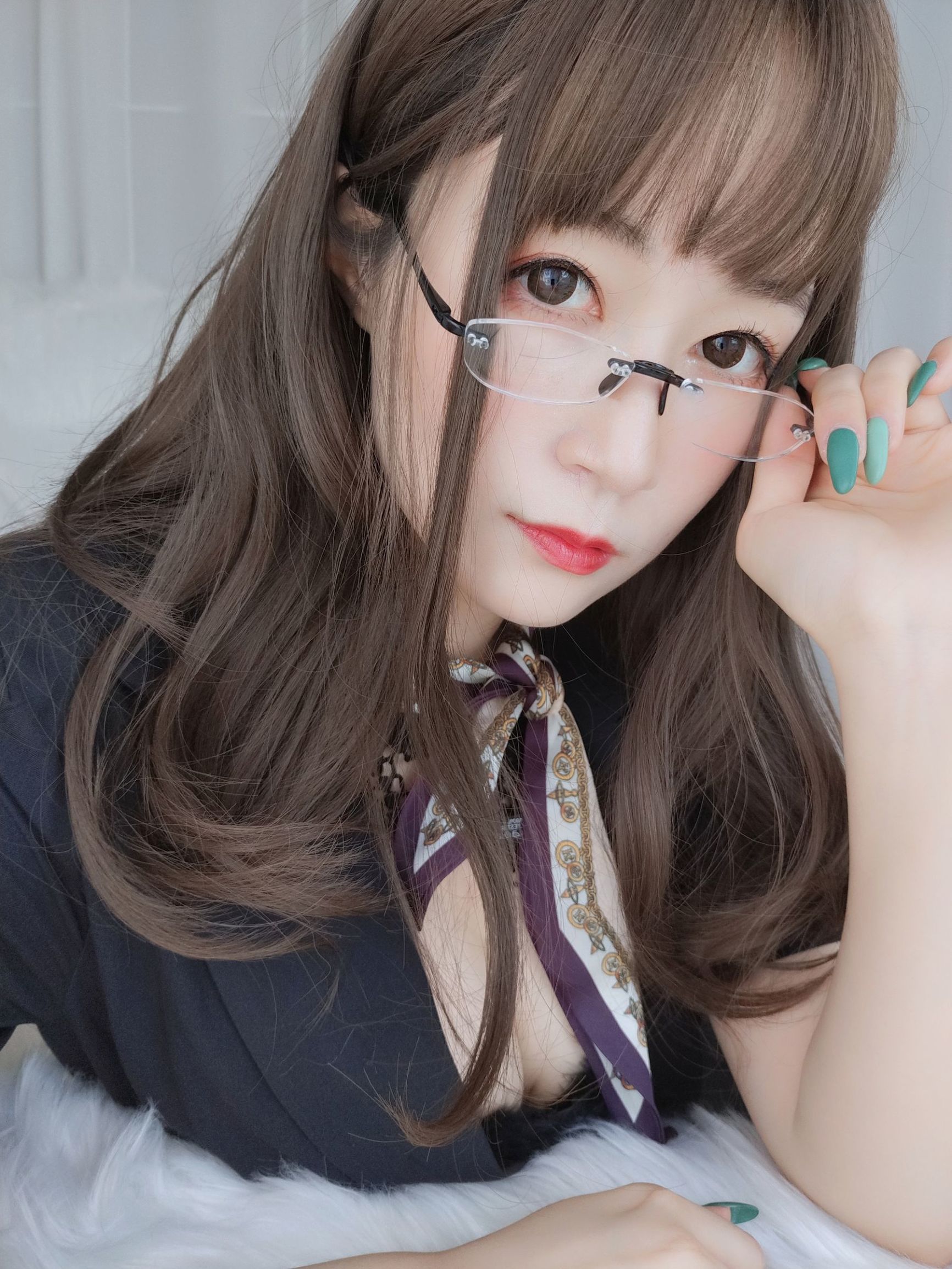 コスプレ写真] Coserさん白銀 - OLの下の内衣