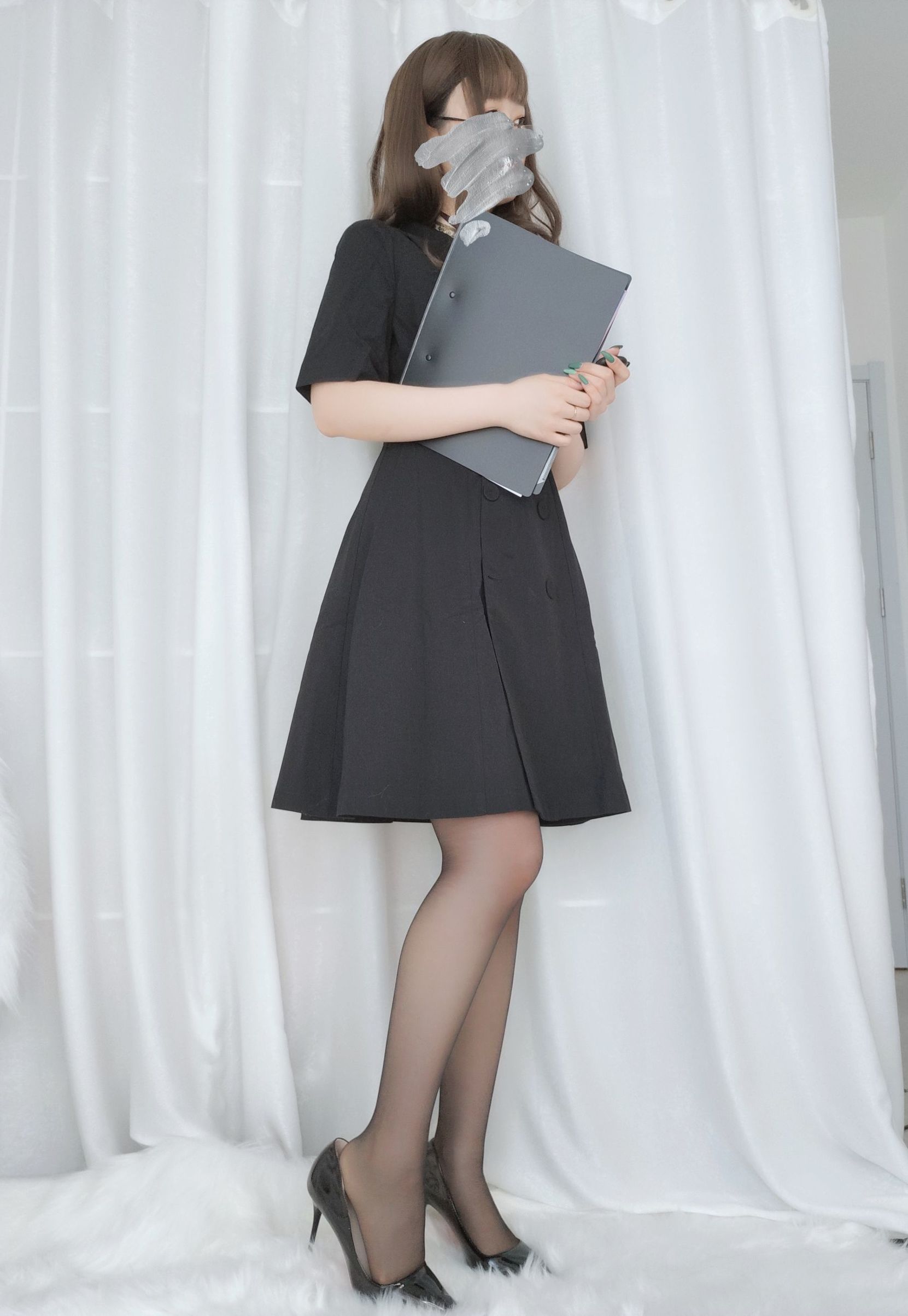 コスプレ写真] Coserさん白銀 - OLの下の内衣