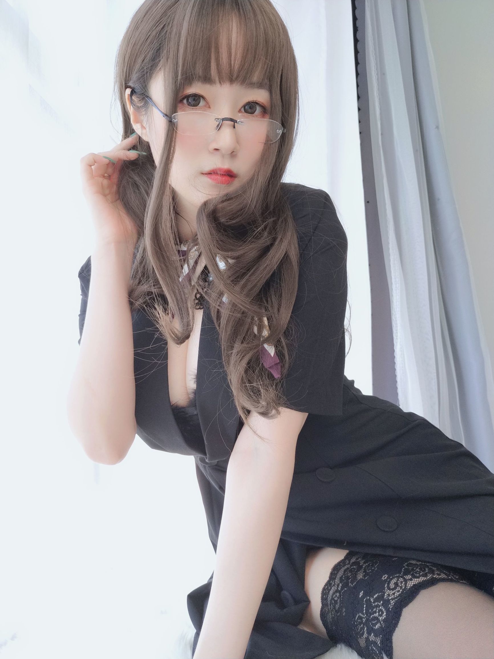 コスプレ写真] Coserさん白銀 - OLの下の内衣