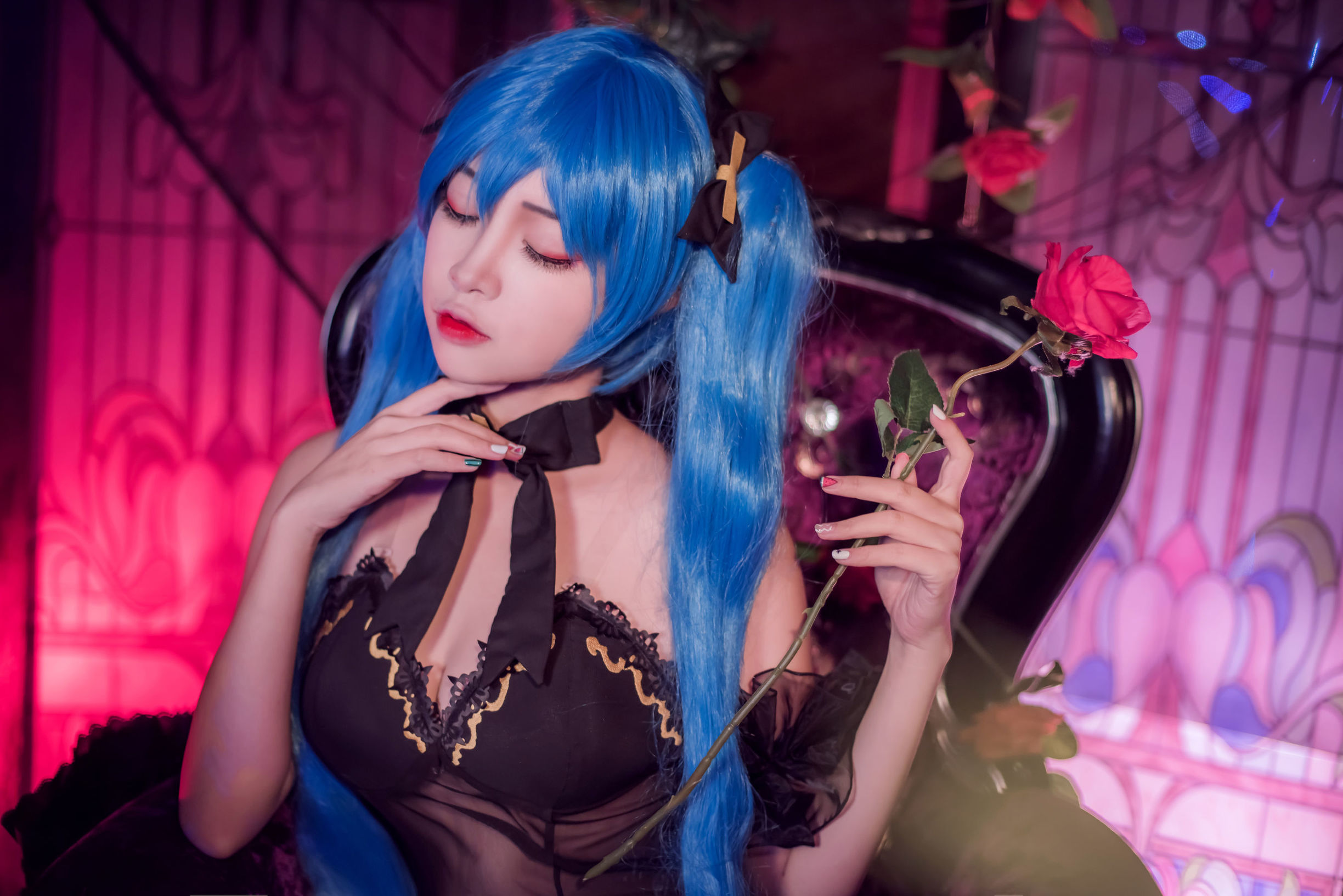 コスプレ写真] 人気コスプレイヤー ニサ - 初音