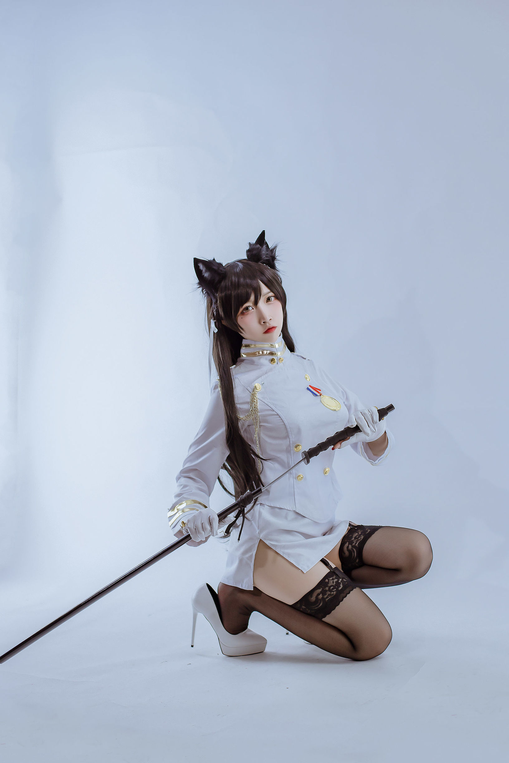 Cosplay ภาพถ่าย] Coser ที่ได้รับความนิยม 二ซา Nisa - อยะนะมิ จาก อาชูร์ เลน ชุดทหาร
