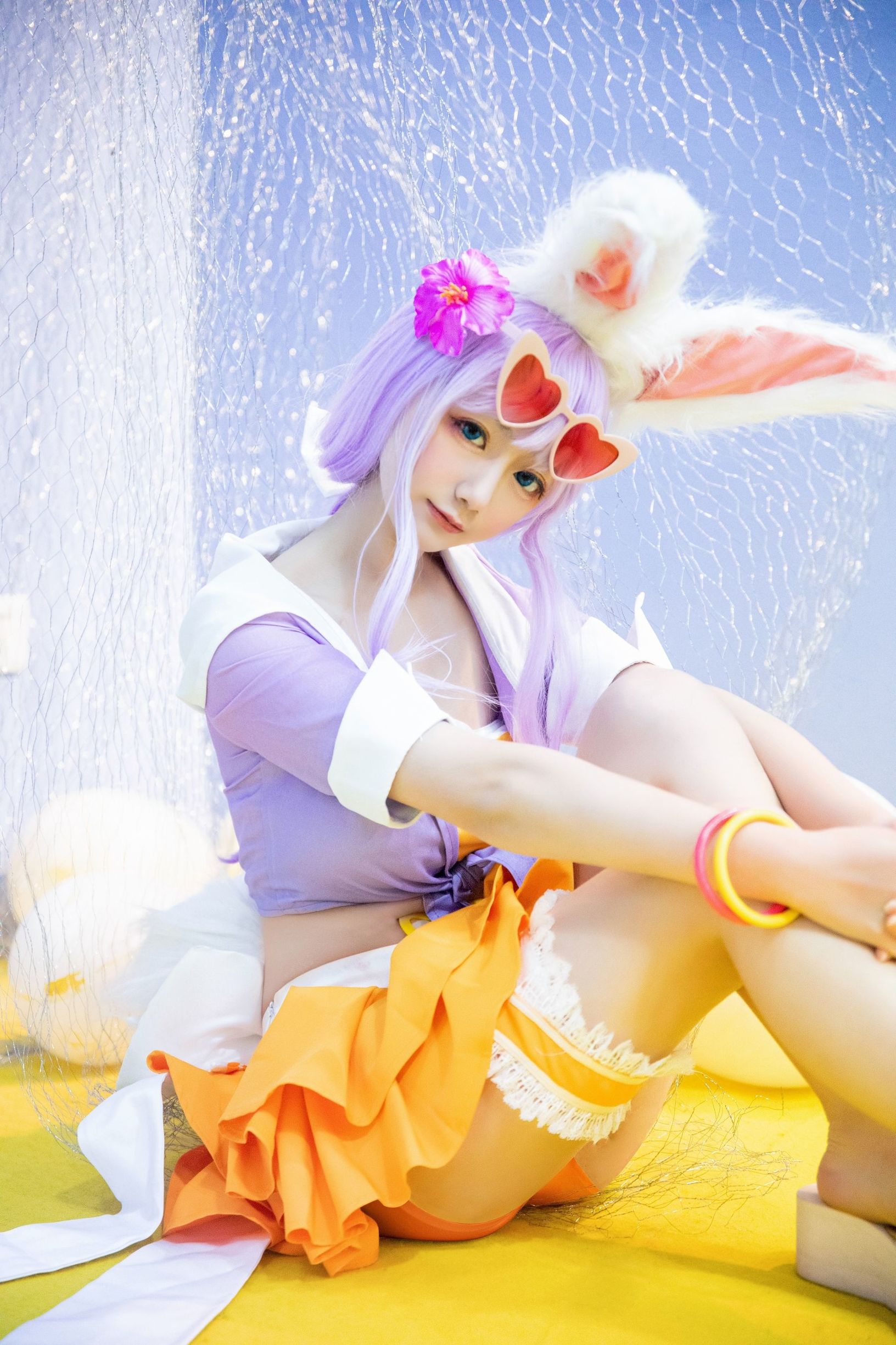 Cosplay寫真] 動漫博主弦音sic - 王者榮耀 公孫離蜜橘之夏
