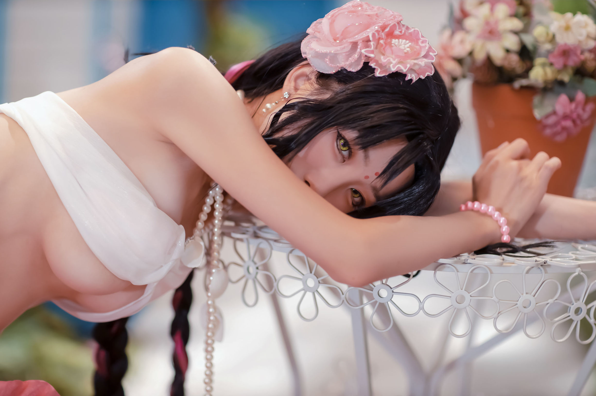Cosplay写真] アニメブロガー スイミャオアクア - 殺生院水着