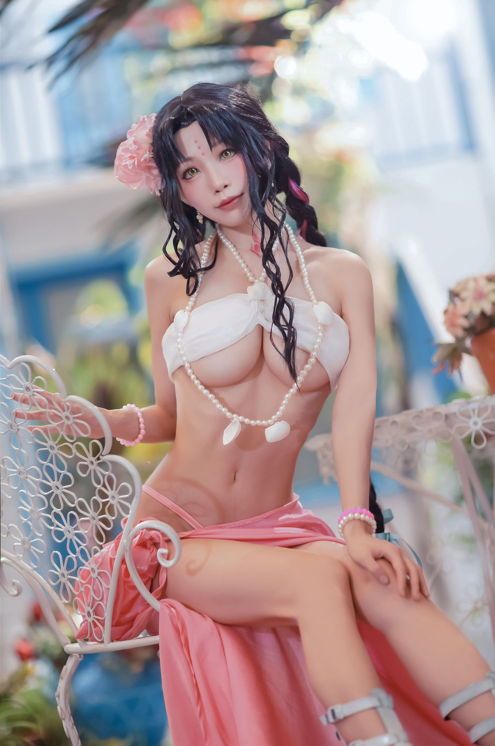Cosplay写真] アニメブロガー スイミャオアクア - 殺生院水着