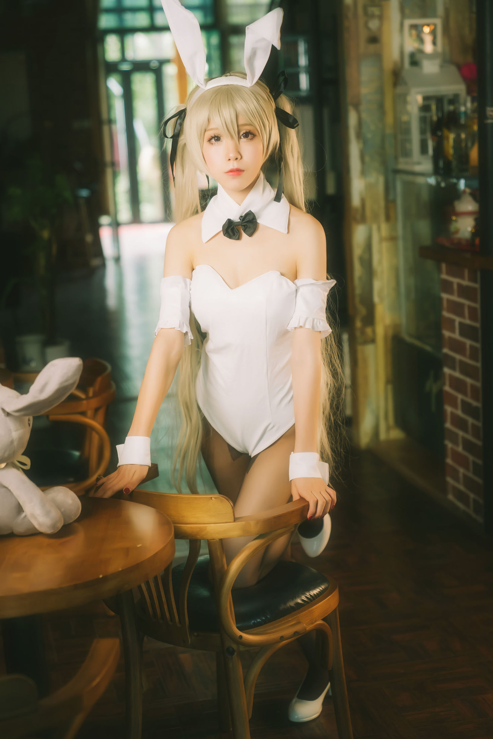 Cosplay寫真] 動漫博主水淼aqua - 穹妹兔女郎