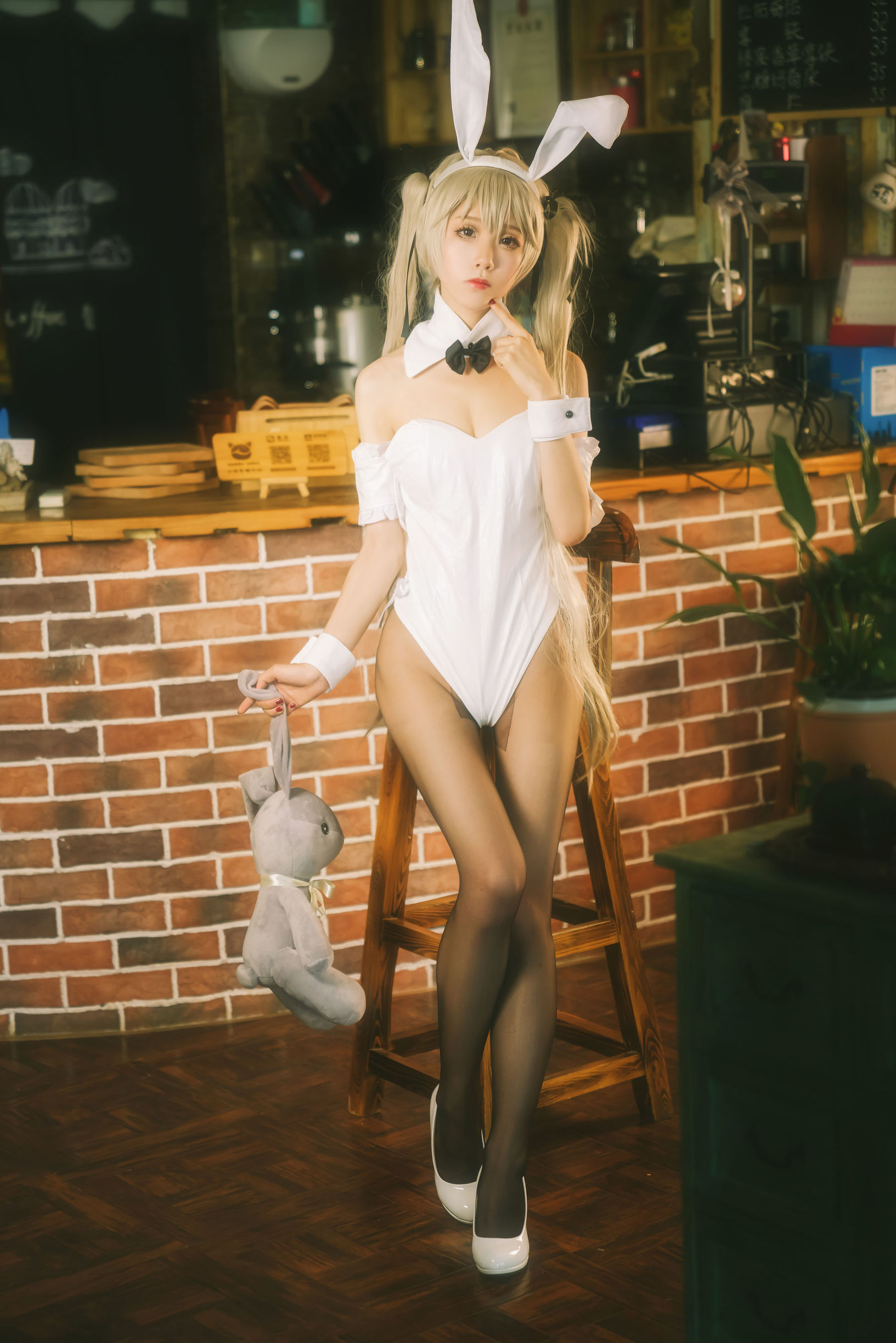 Cosplay寫真] 動漫博主水淼aqua - 穹妹兔女郎