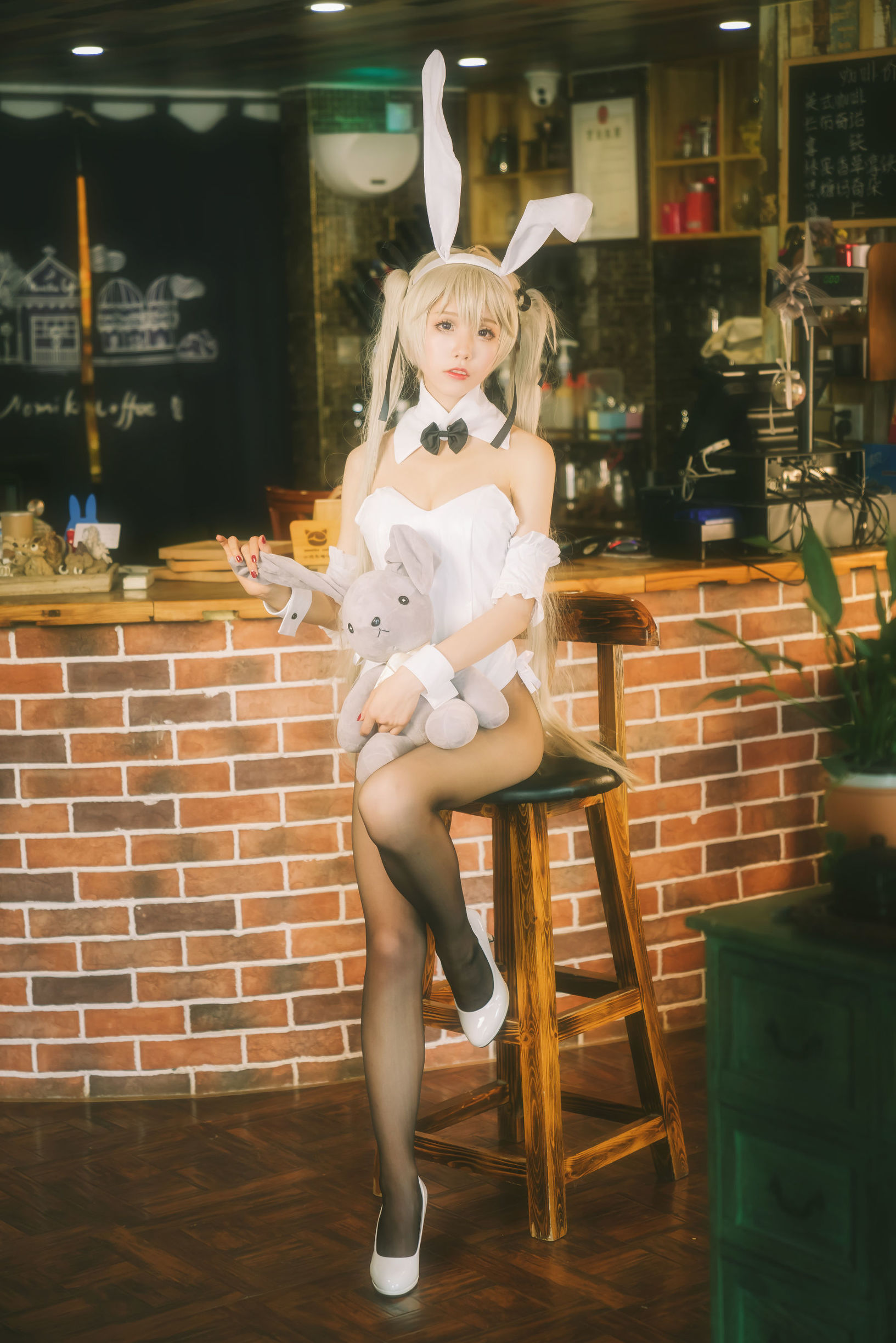 Cosplay寫真] 動漫博主水淼aqua - 穹妹兔女郎