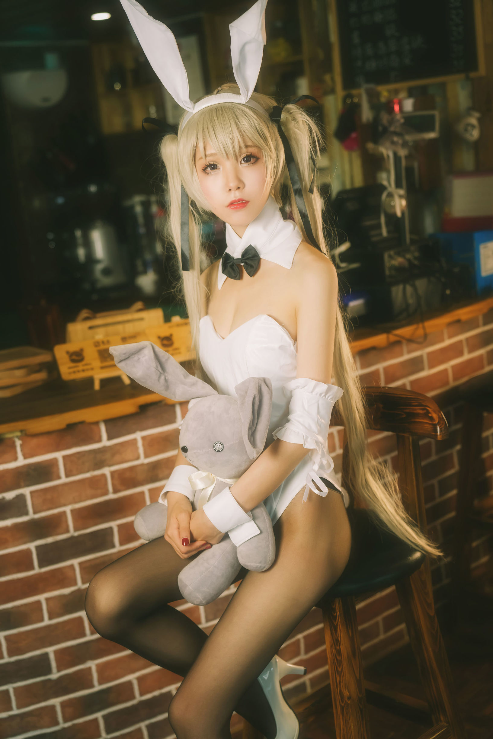 Cosplay寫真] 動漫博主水淼aqua - 穹妹兔女郎