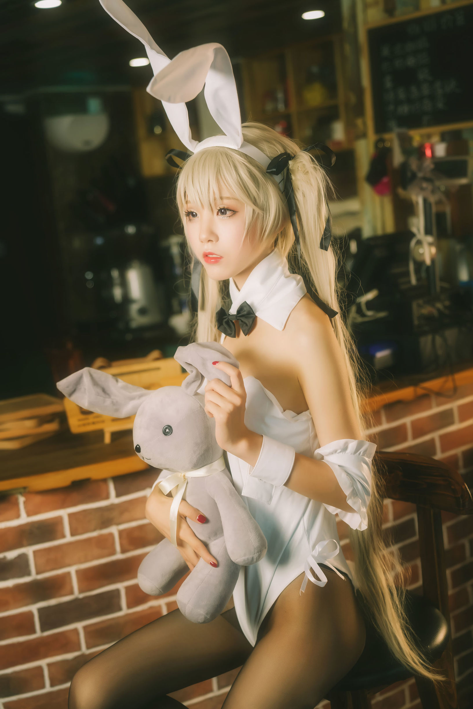 Cosplay寫真] 動漫博主水淼aqua - 穹妹兔女郎